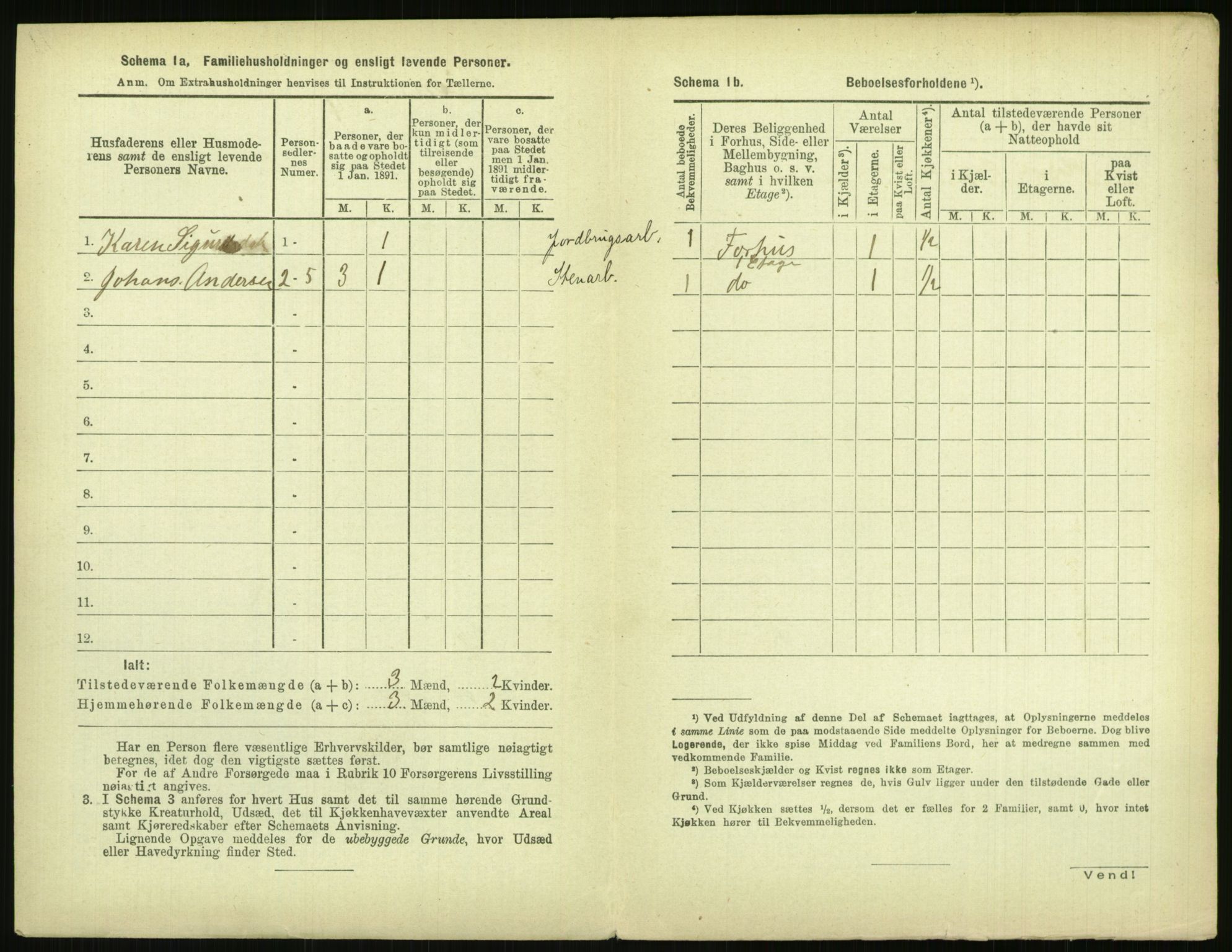 RA, 1891 census for 0806 Skien, 1891, p. 897