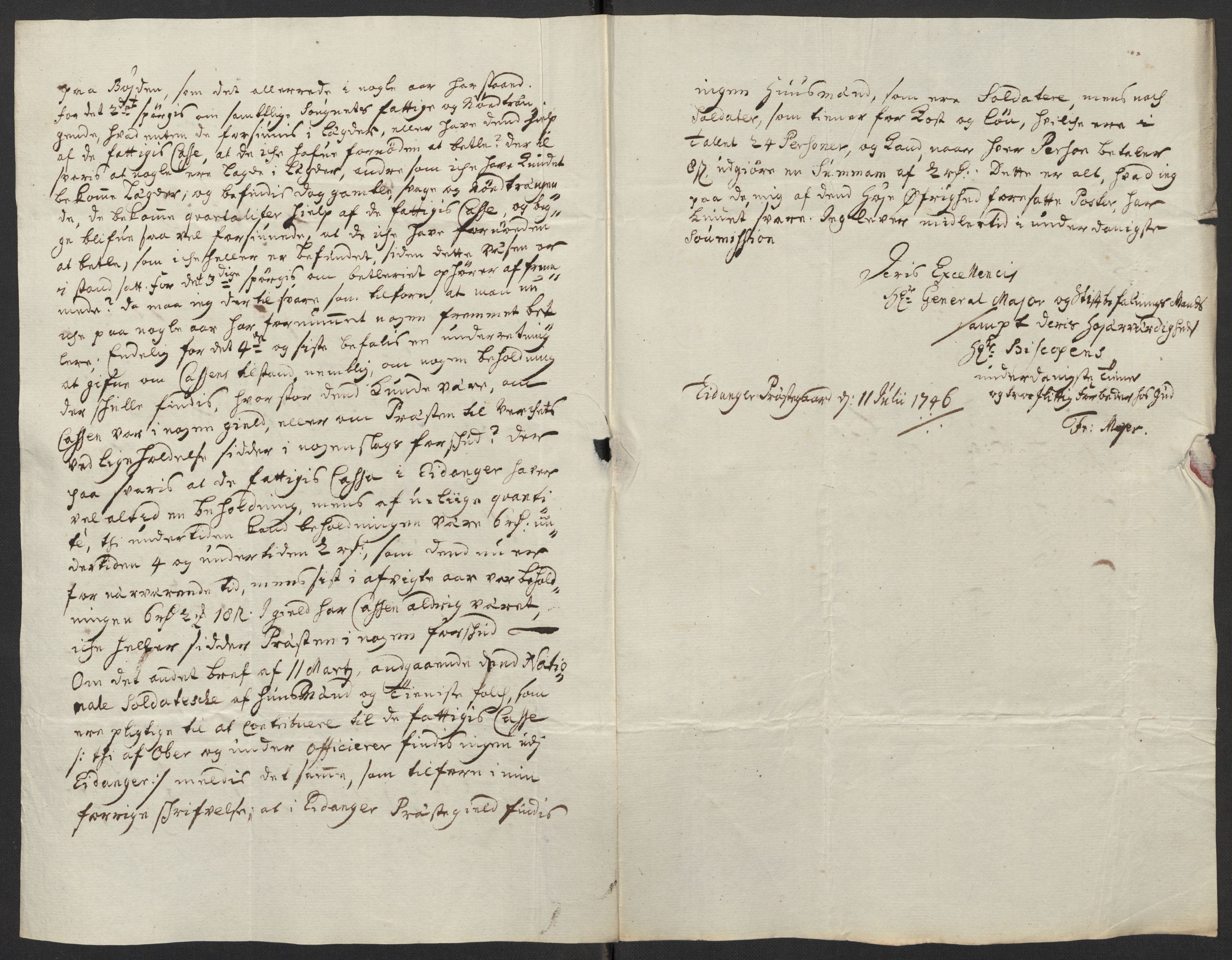 Kristiania tukthus, AV/SAO-A-10644/A/Ad/Adb/L0011: Innkomne skriv, rapporter og regnskap, 1742-1783, p. 331