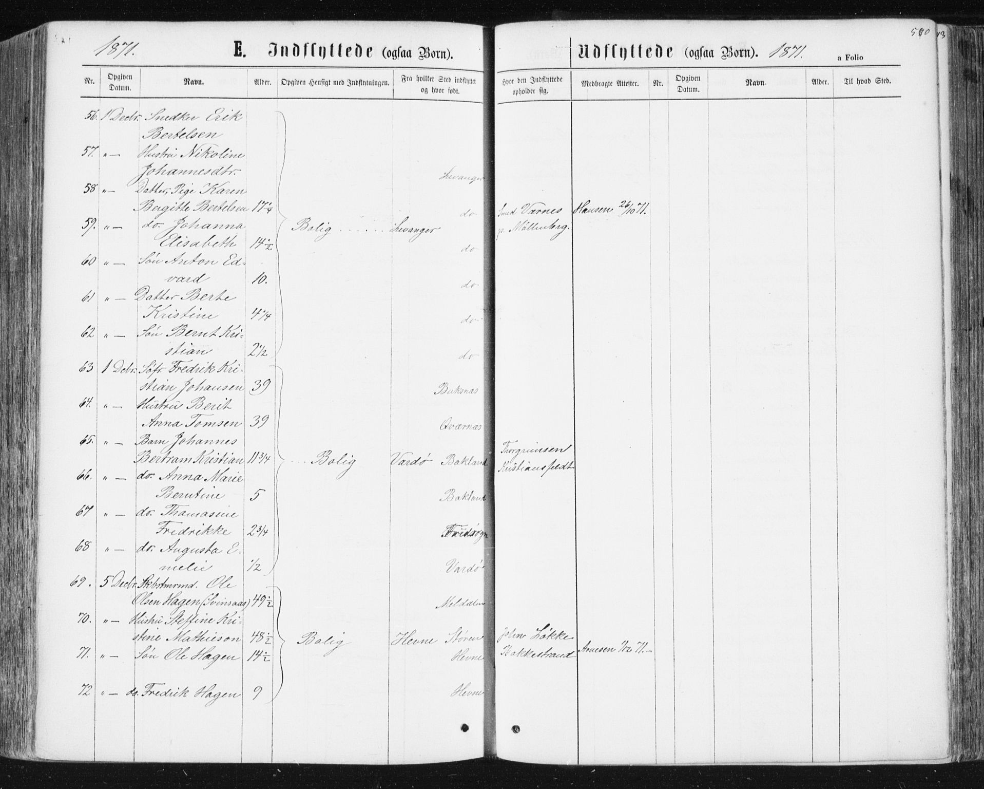 Ministerialprotokoller, klokkerbøker og fødselsregistre - Sør-Trøndelag, SAT/A-1456/604/L0186: Parish register (official) no. 604A07, 1866-1877, p. 590