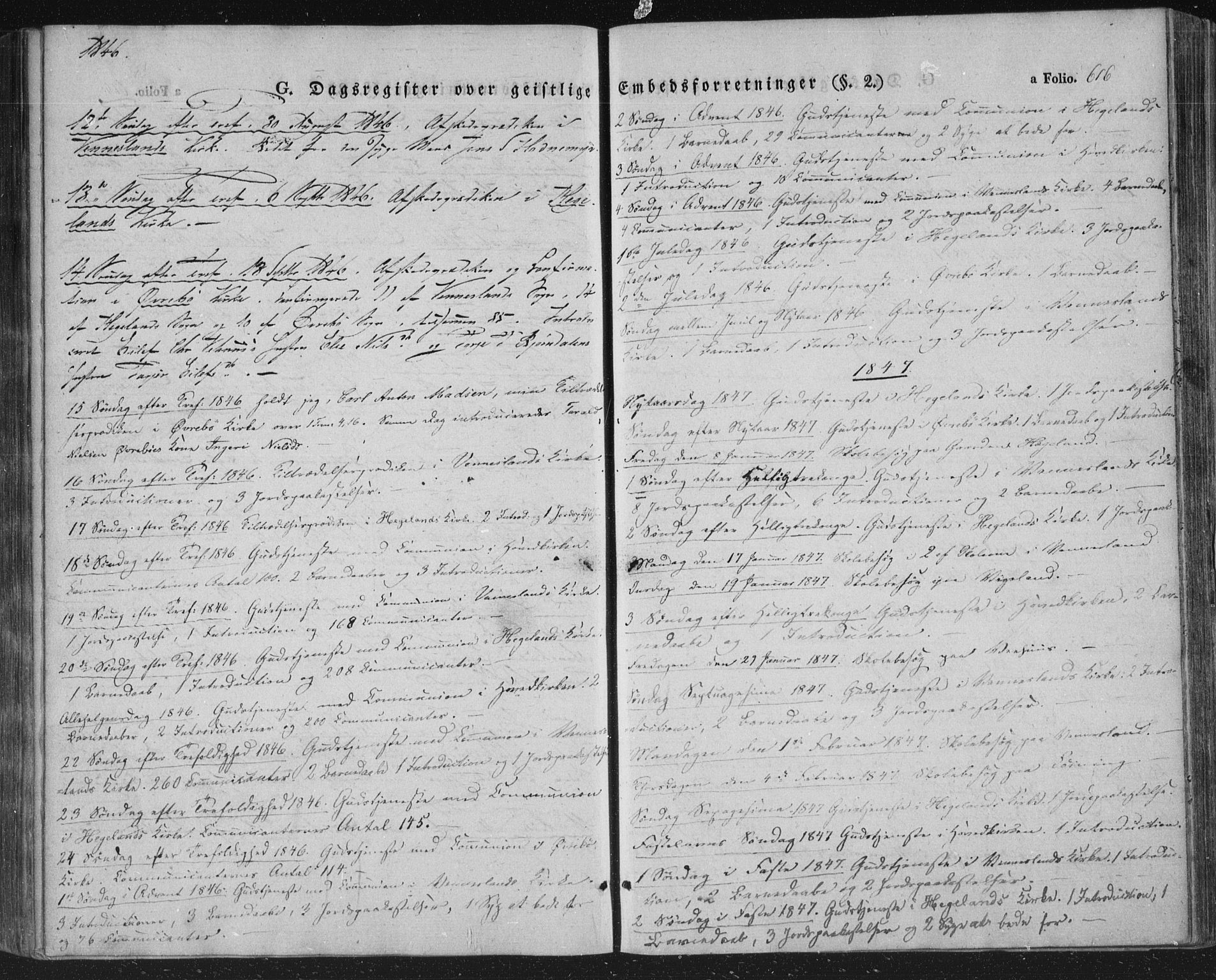Vennesla sokneprestkontor, SAK/1111-0045/Fa/Fac/L0004: Parish register (official) no. A 4, 1834-1855, p. 616