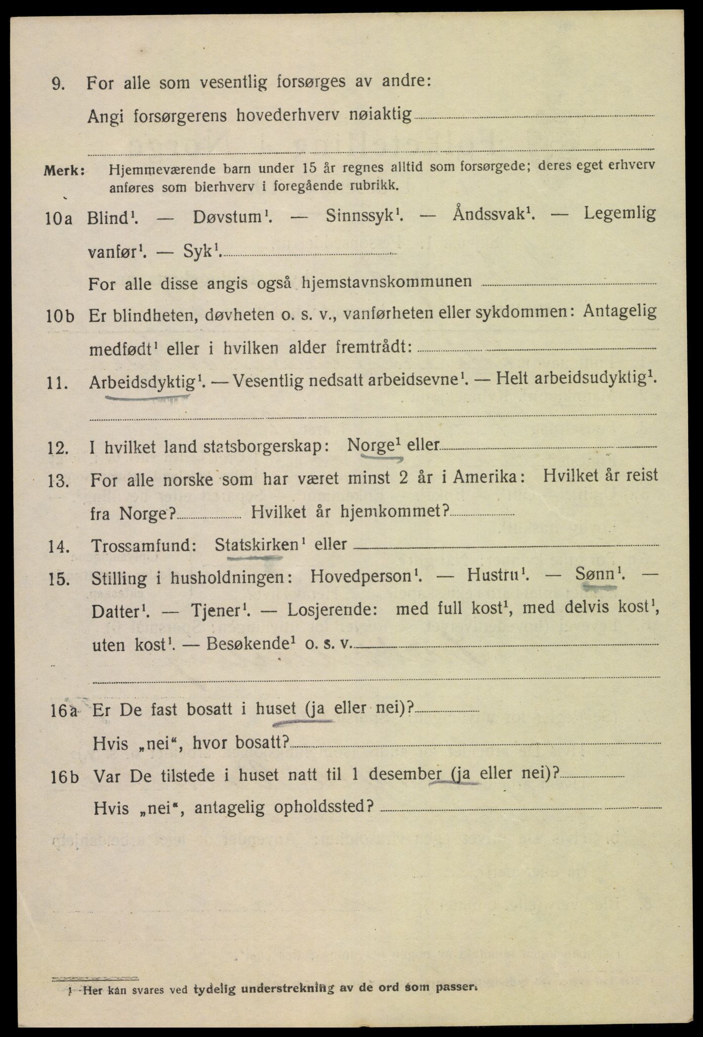 SAK, 1920 census for Kristiansand, 1920, p. 41656