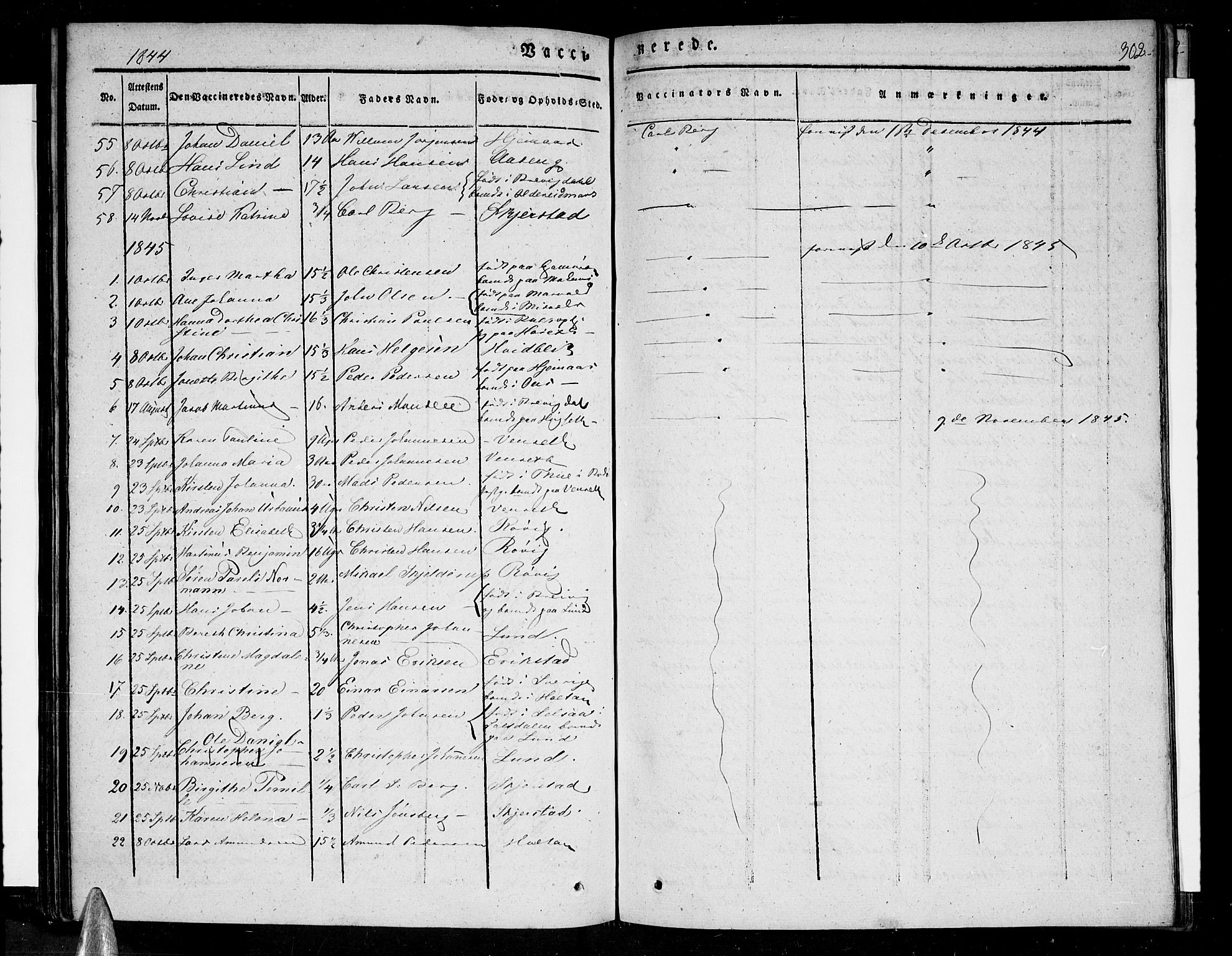 Ministerialprotokoller, klokkerbøker og fødselsregistre - Nordland, AV/SAT-A-1459/852/L0737: Parish register (official) no. 852A07, 1833-1849, p. 302