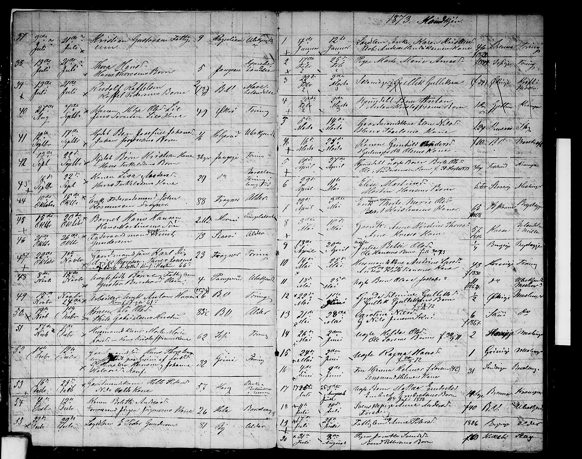 Asker prestekontor Kirkebøker, AV/SAO-A-10256a/G/Gb/L0002: Parish register (copy) no. II 2, 1871-1874