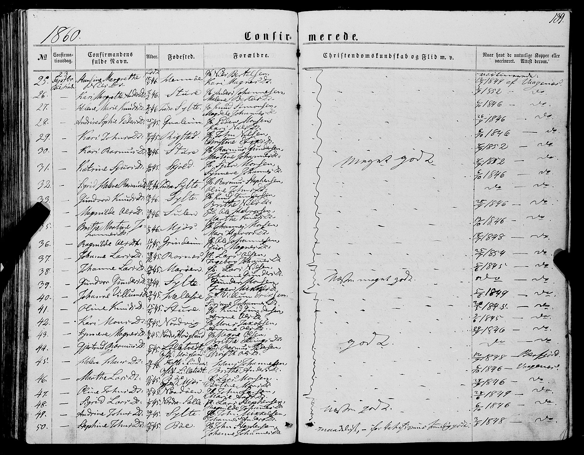 Manger sokneprestembete, AV/SAB-A-76801/H/Haa: Parish register (official) no. A 7, 1860-1870, p. 139