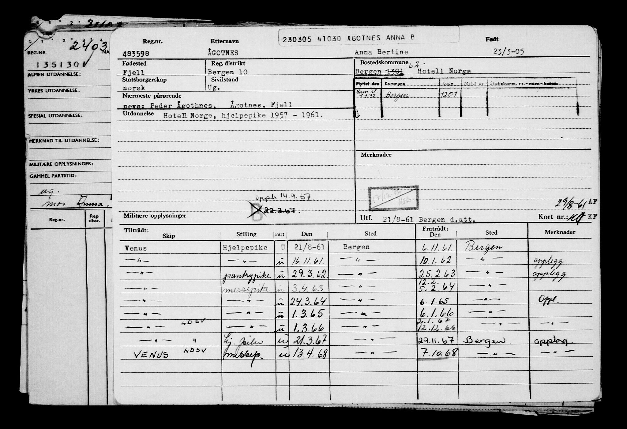 Direktoratet for sjømenn, AV/RA-S-3545/G/Gb/L0058: Hovedkort, 1905, p. 251