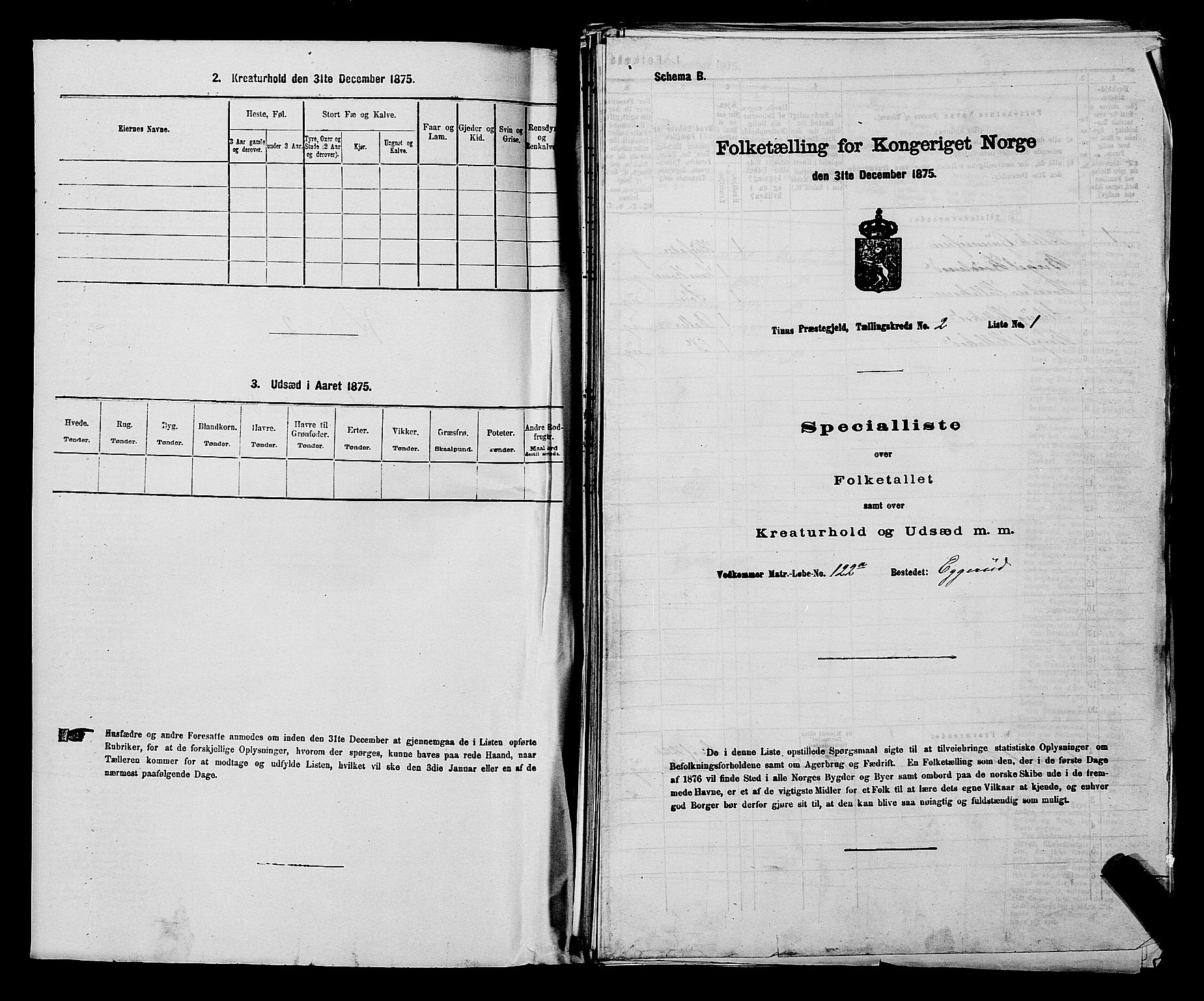 SAKO, 1875 census for 0826P Tinn, 1875, p. 167