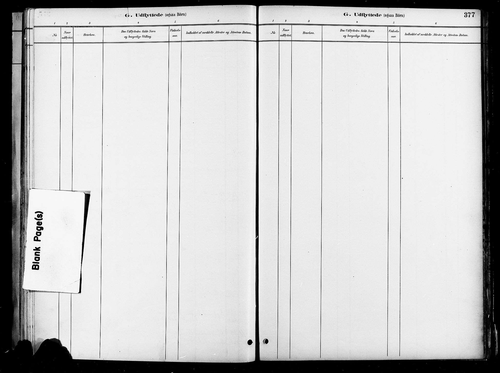 Johannes prestekontor Kirkebøker, SAO/A-10852/F/Fa/L0004: Parish register (official) no. 4, 1883-1907, p. 377