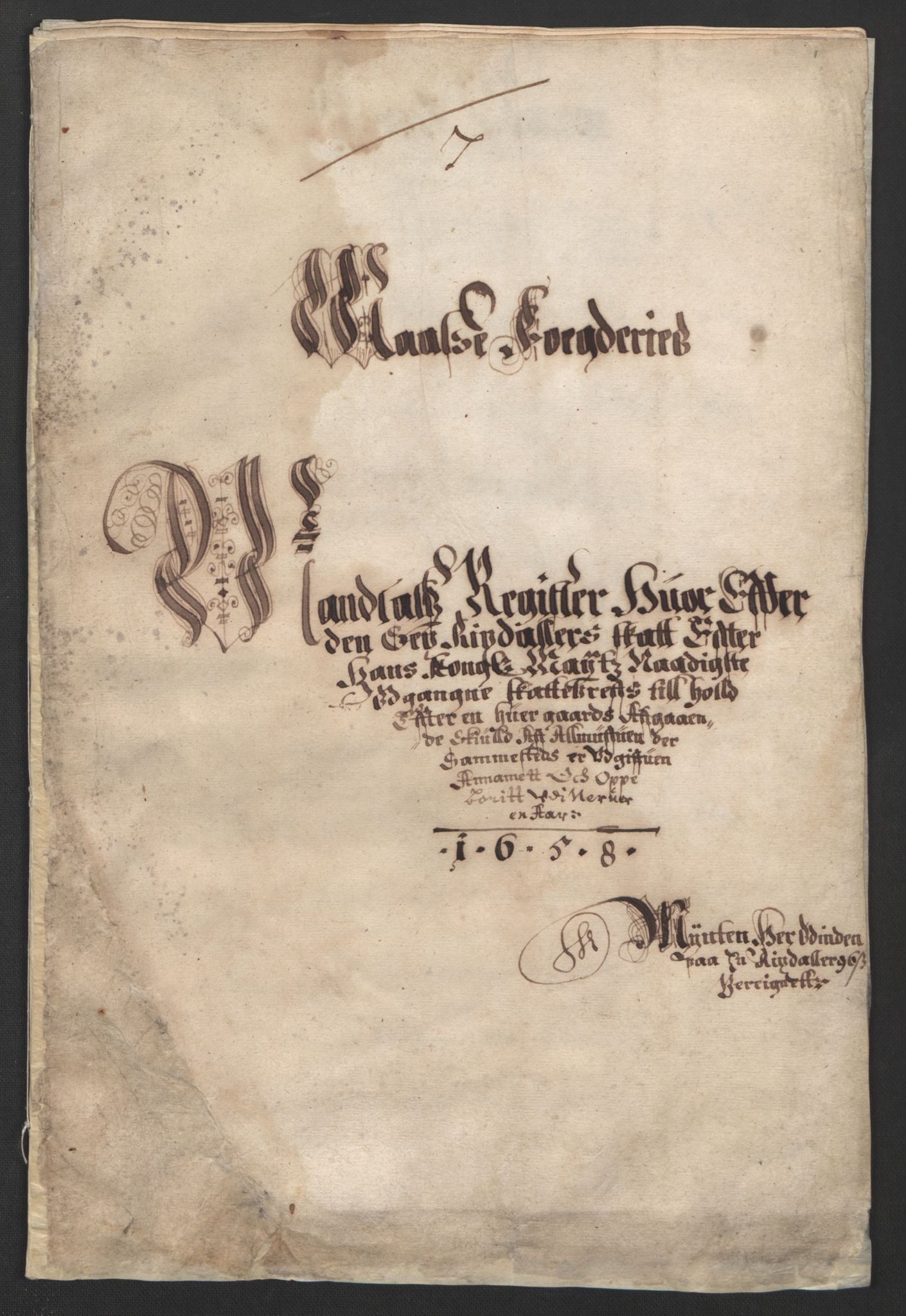 Rentekammeret inntil 1814, Reviderte regnskaper, Lensregnskaper, AV/RA-EA-5023/R/Rb/Rba/L0247: Akershus len, 1658-1659