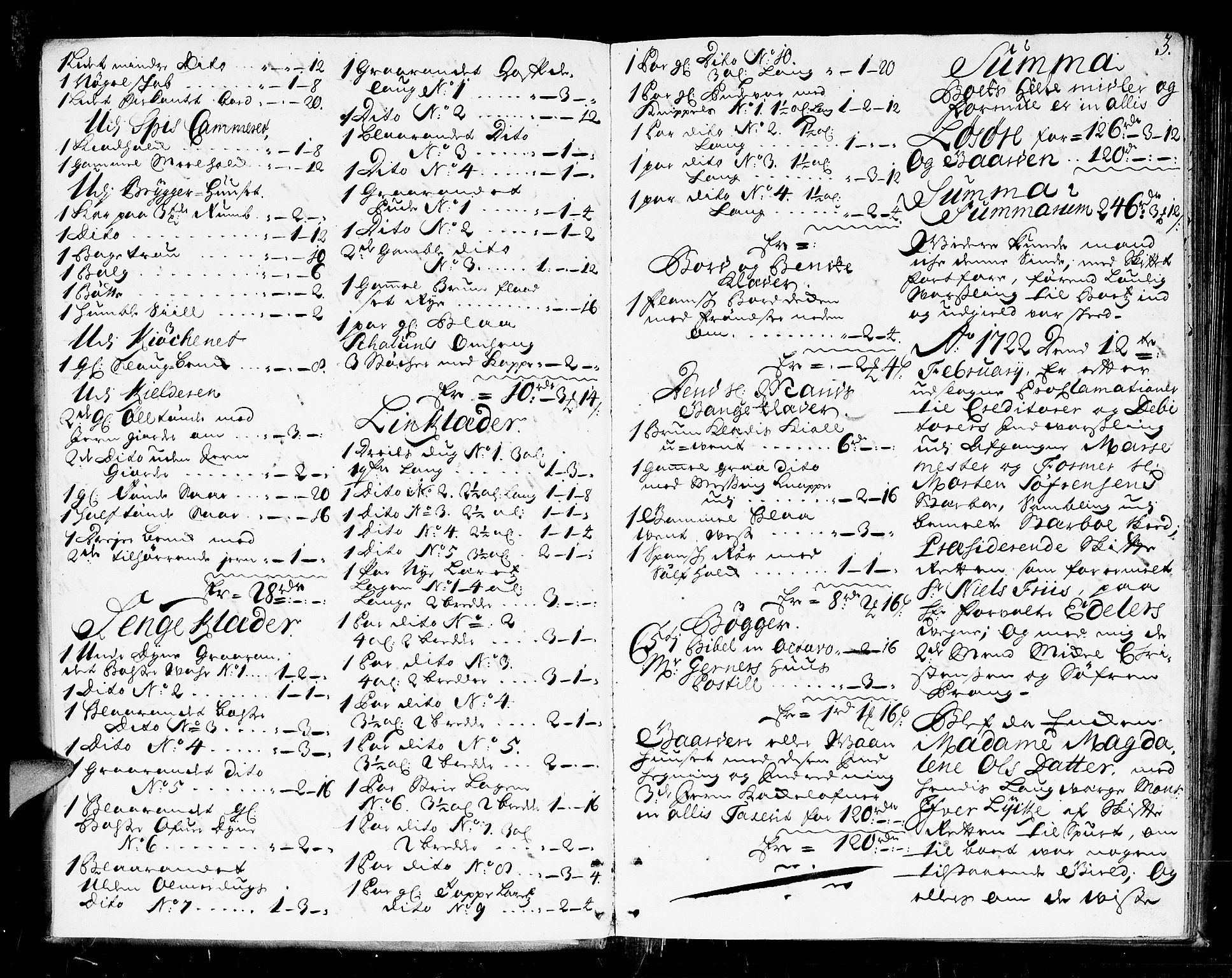 Larvik byfogd, AV/SAKO-A-218/H/Hb/Hba/L0006: Skifteprotokoll, 1722-1743, p. 2b-3a