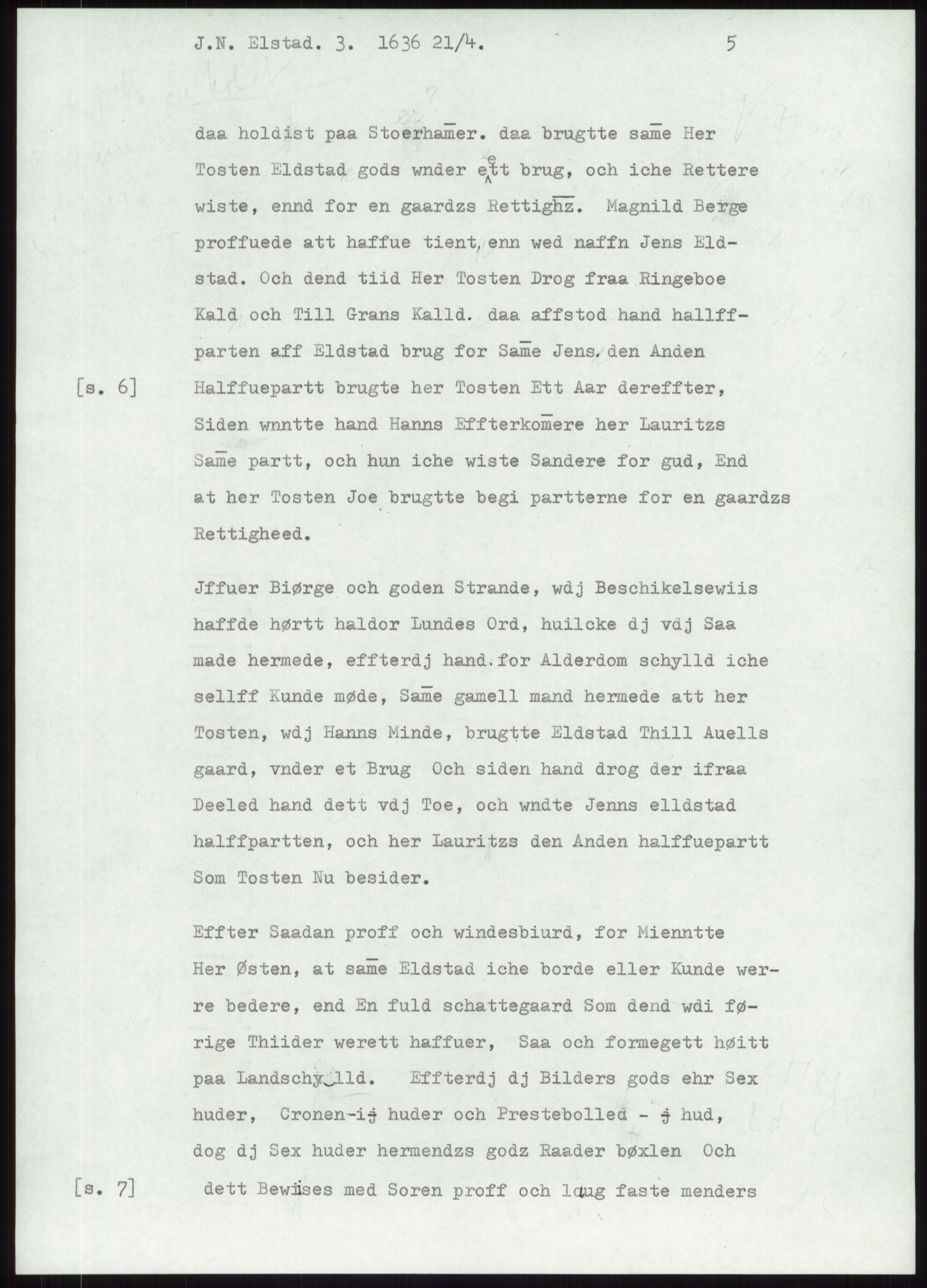 Samlinger til kildeutgivelse, Diplomavskriftsamlingen, AV/RA-EA-4053/H/Ha, p. 1956