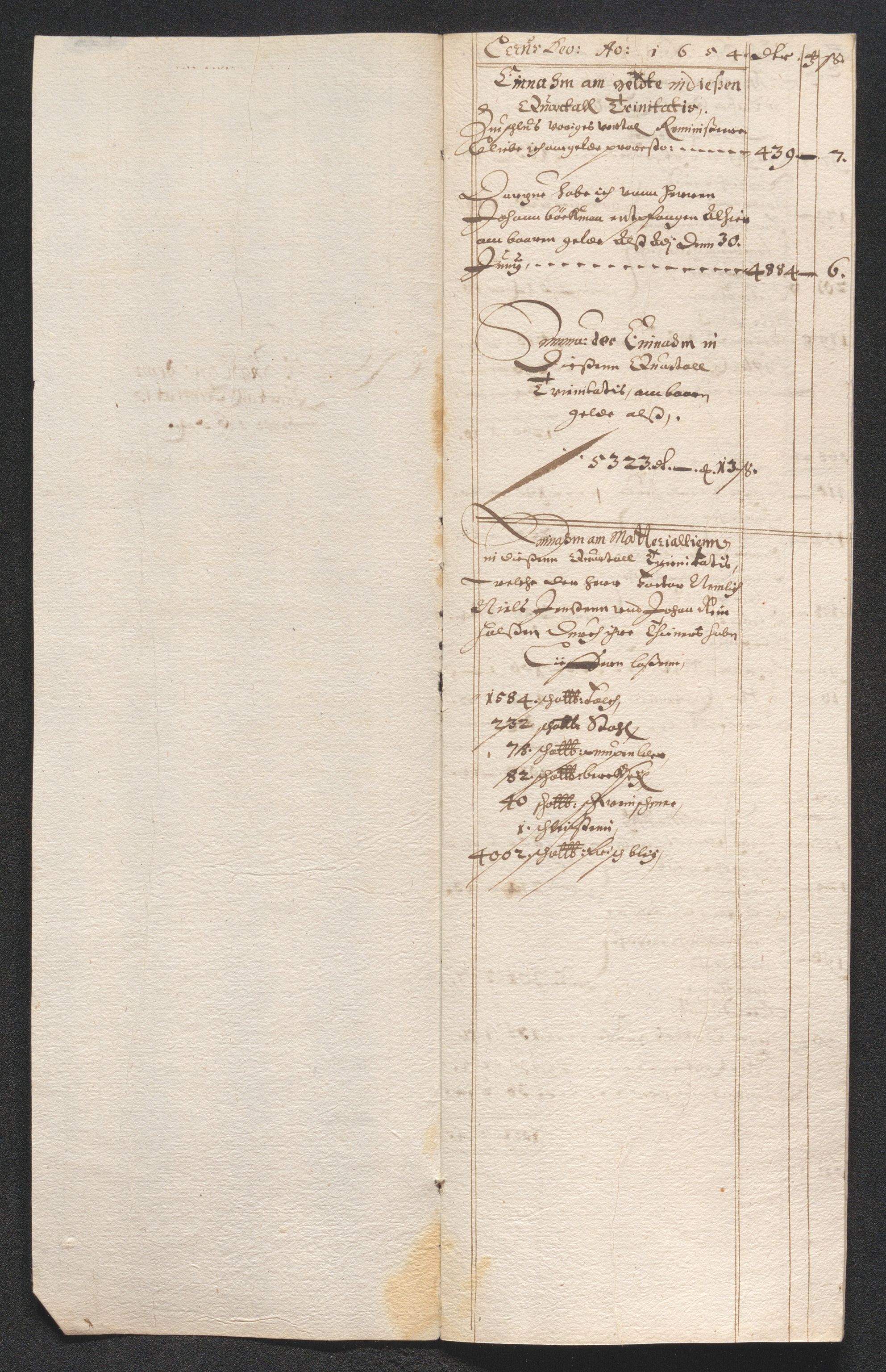 Kongsberg Sølvverk 1623-1816, AV/SAKO-EA-3135/001/D/Dc/Dcd/L0034: Utgiftsregnskap for gruver m.m. , 1651-1659, p. 274