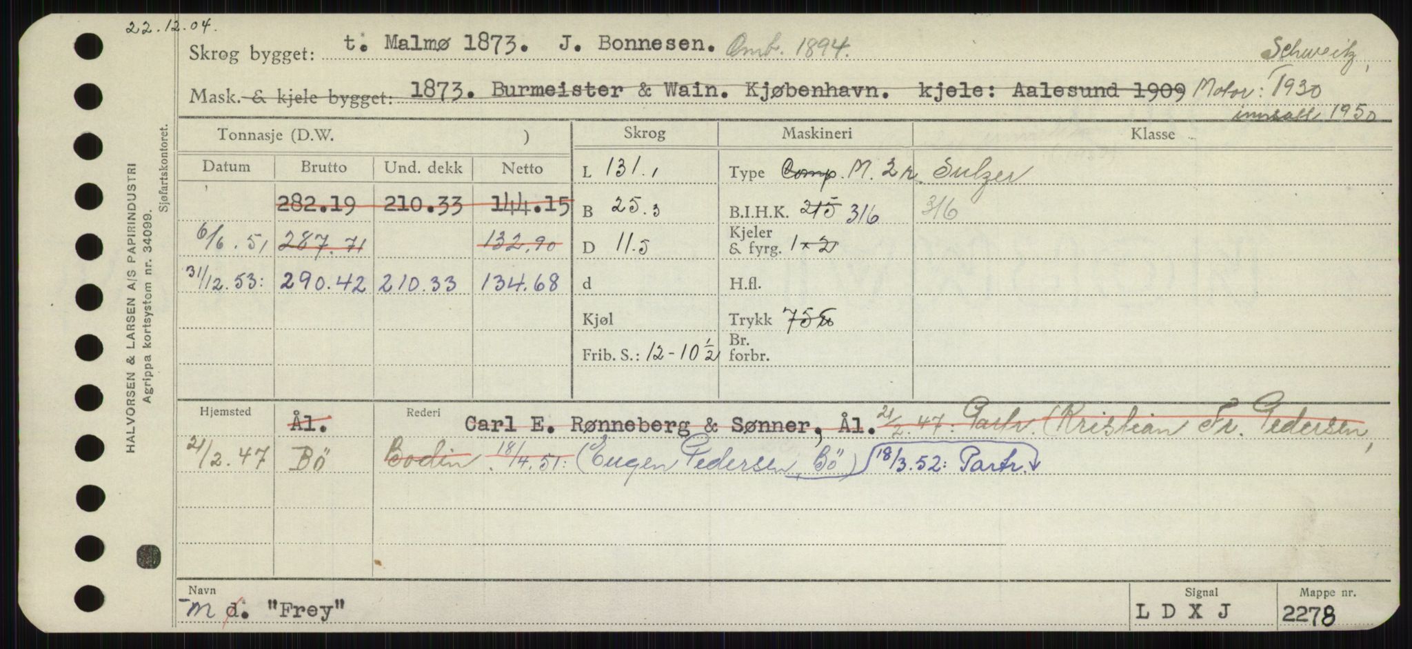 Sjøfartsdirektoratet med forløpere, Skipsmålingen, AV/RA-S-1627/H/Hb/L0002: Fartøy, E-H, p. 173
