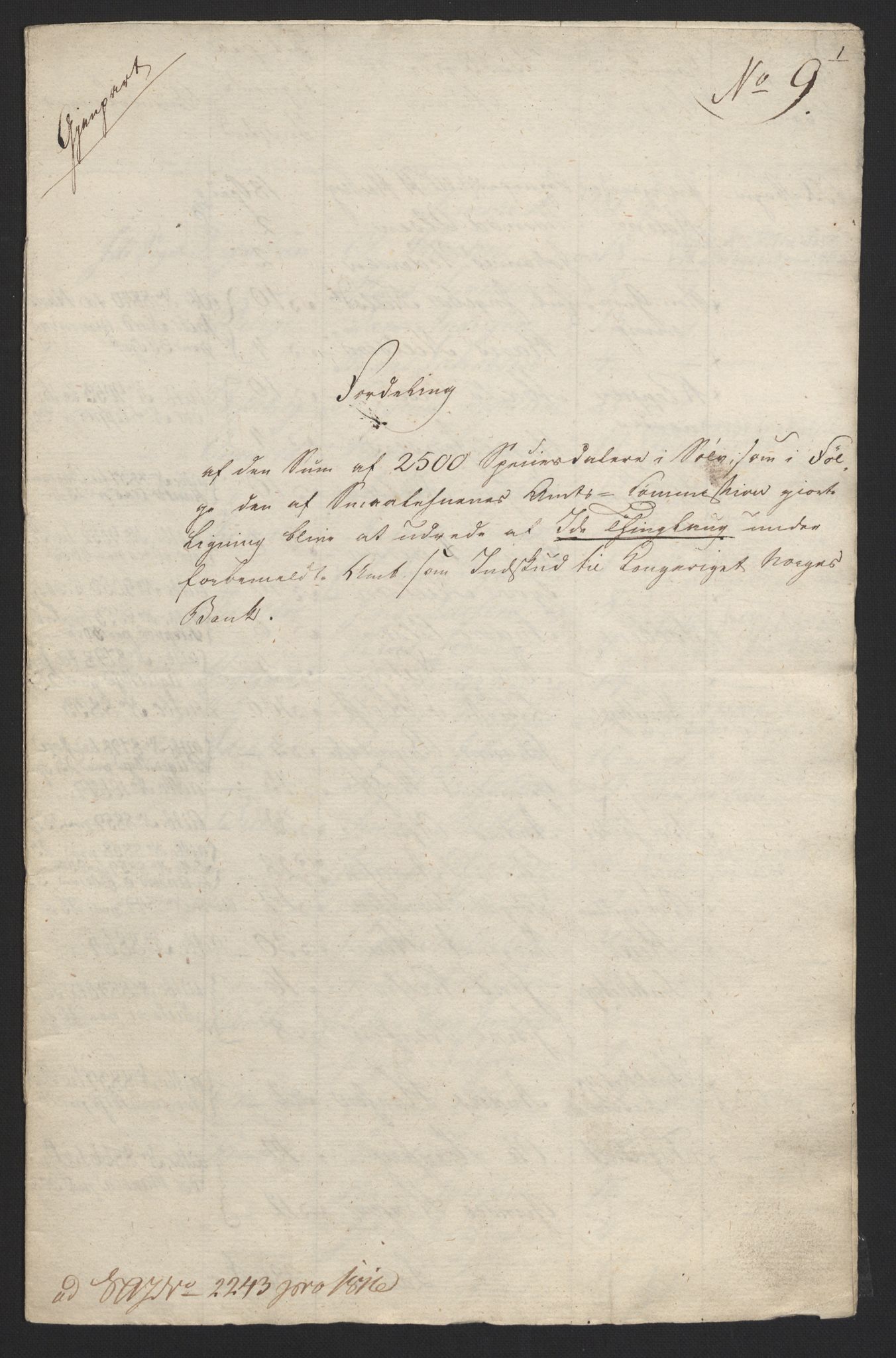 Sølvskatten 1816, NOBA/SOLVSKATTEN/A/L0008: Bind 9: Idd og Marker fogderi, 1816, p. 2