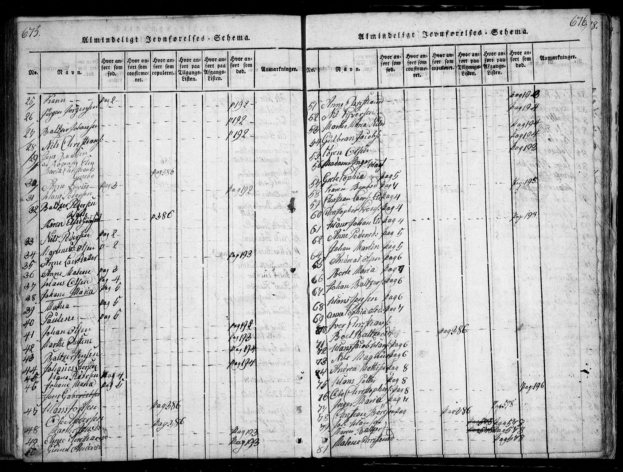 Nesodden prestekontor Kirkebøker, SAO/A-10013/F/Fa/L0006: Parish register (official) no. I 6, 1814-1847, p. 675-676