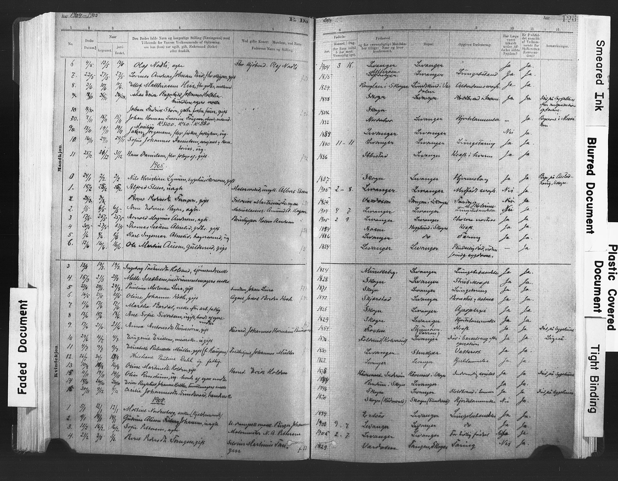 Ministerialprotokoller, klokkerbøker og fødselsregistre - Nord-Trøndelag, AV/SAT-A-1458/720/L0189: Parish register (official) no. 720A05, 1880-1911, p. 126