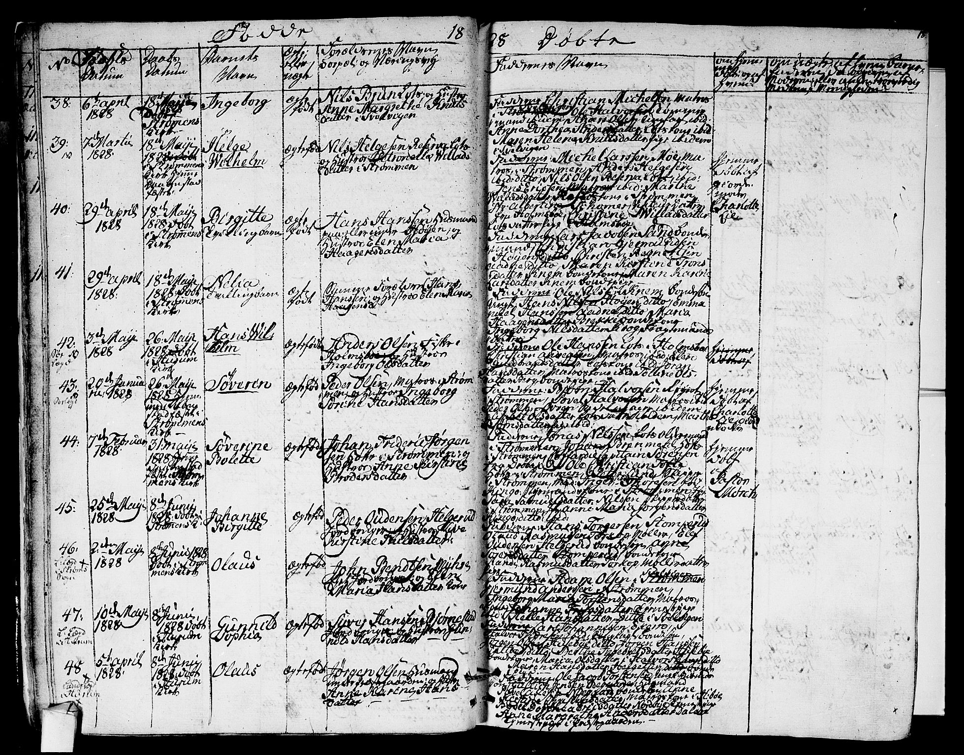 Hurum kirkebøker, SAKO/A-229/F/Fa/L0010: Parish register (official) no. 10, 1827-1846, p. 18