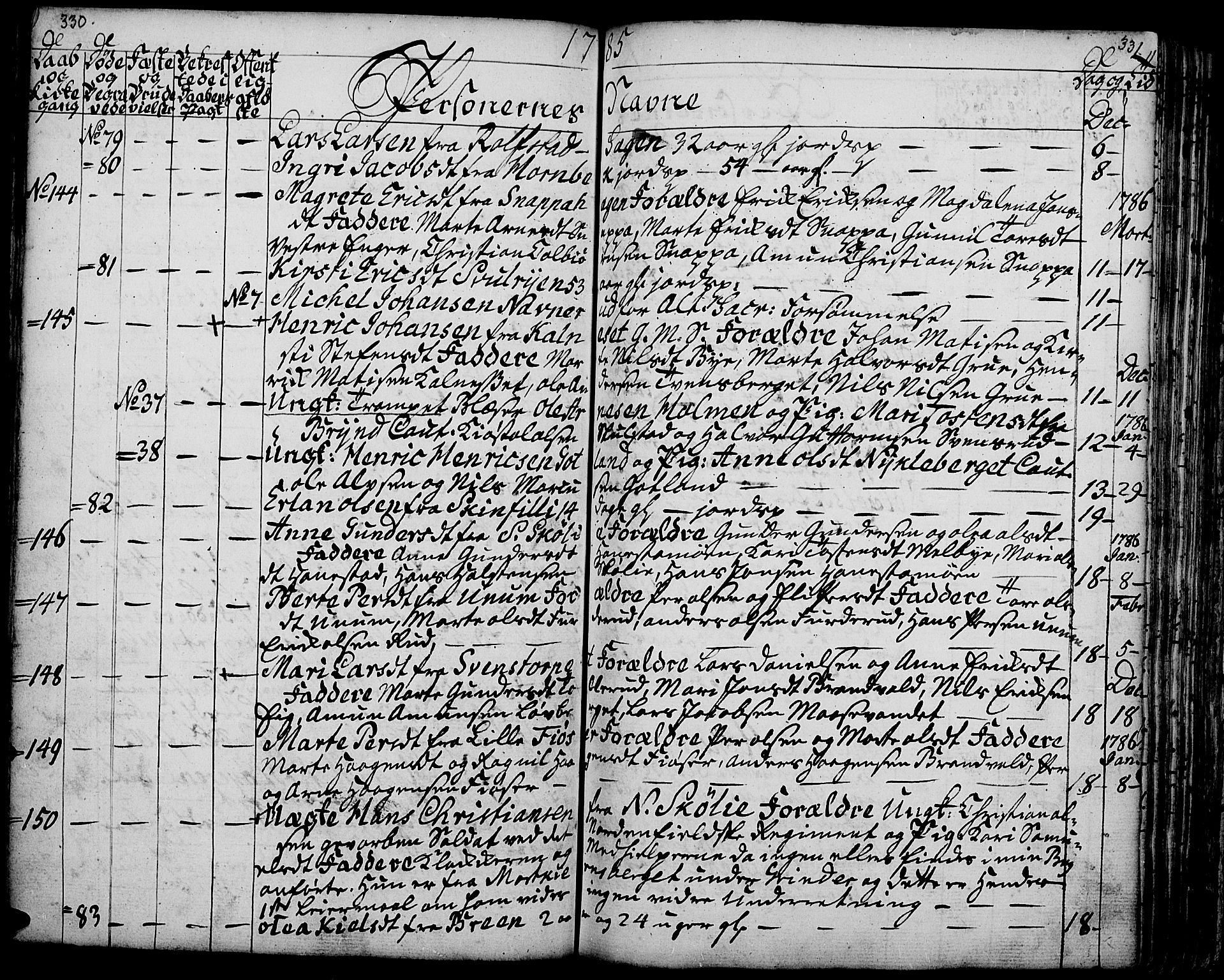 Grue prestekontor, AV/SAH-PREST-036/H/Ha/Haa/L0003: Parish register (official) no. 3, 1774-1792, p. 330-331