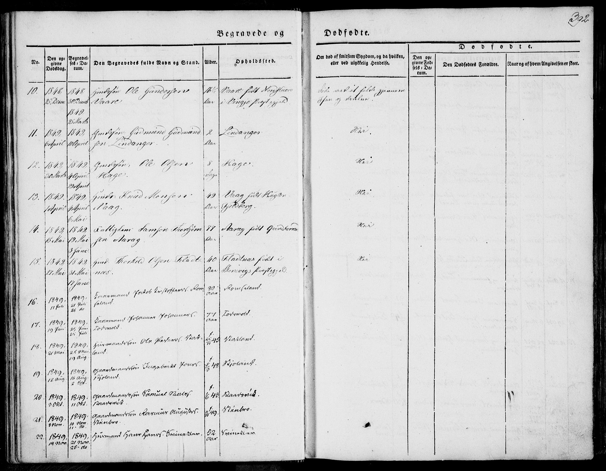 Skjold sokneprestkontor, AV/SAST-A-101847/H/Ha/Haa/L0006: Parish register (official) no. A 6.2, 1835-1858, p. 392