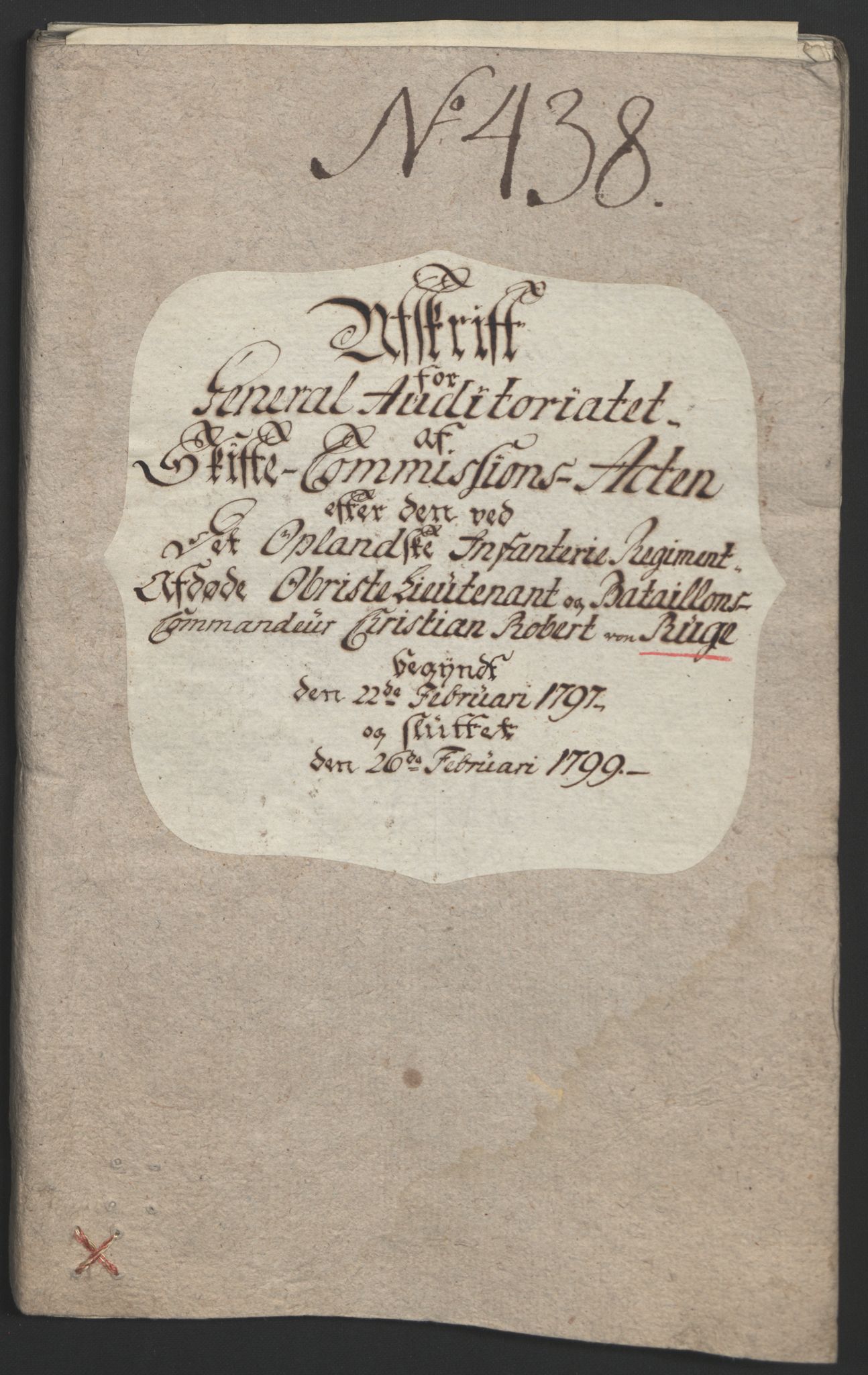 Forsvaret, Generalauditøren, RA/RAFA-1772/F/Fj/Fja/L0027: --, 1769-1824, p. 114