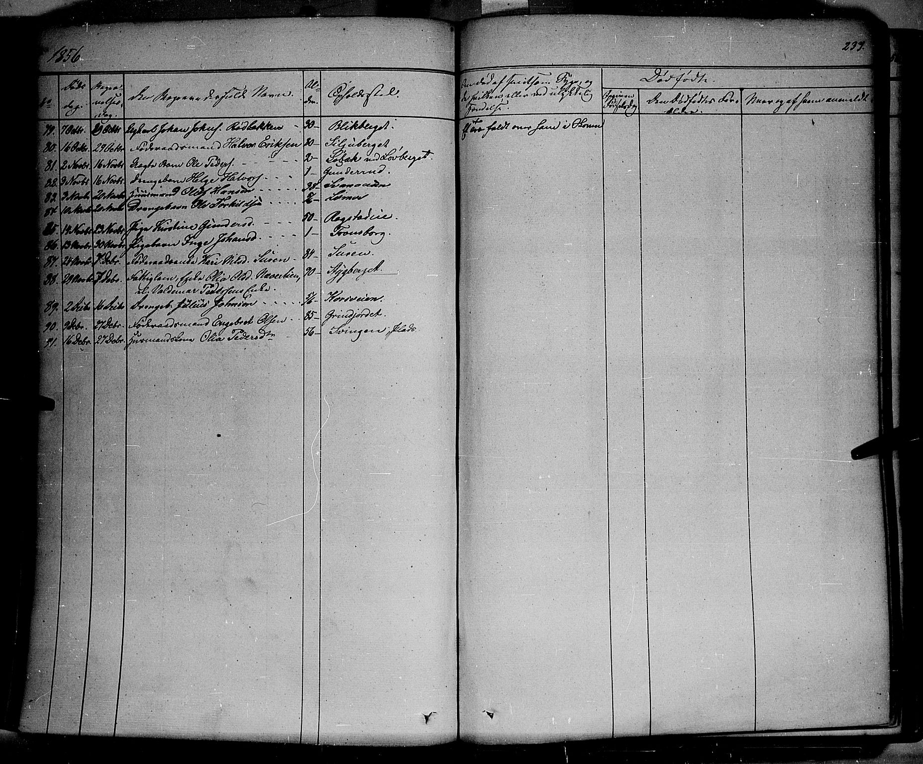 Elverum prestekontor, AV/SAH-PREST-044/H/Ha/Haa/L0009: Parish register (official) no. 9, 1843-1856, p. 237