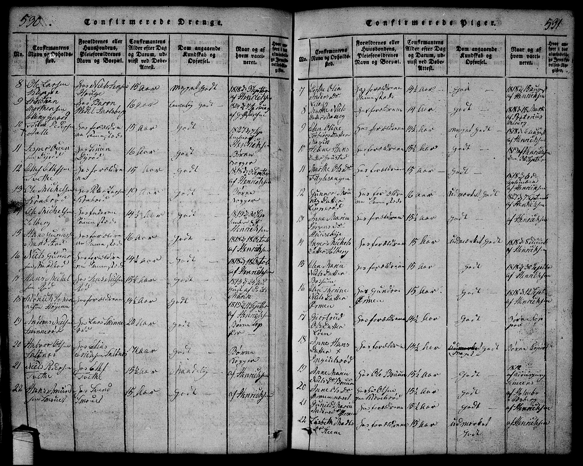 Onsøy prestekontor Kirkebøker, SAO/A-10914/G/Ga/L0001: Parish register (copy) no. I 1, 1814-1840, p. 530-531