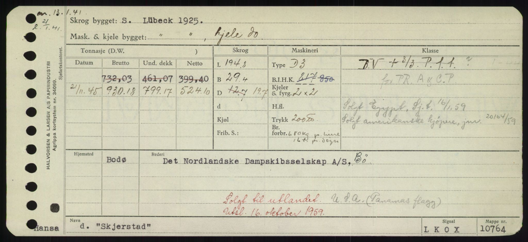 Sjøfartsdirektoratet med forløpere, Skipsmålingen, RA/S-1627/H/Hd/L0034: Fartøy, Sk-Slå, p. 189