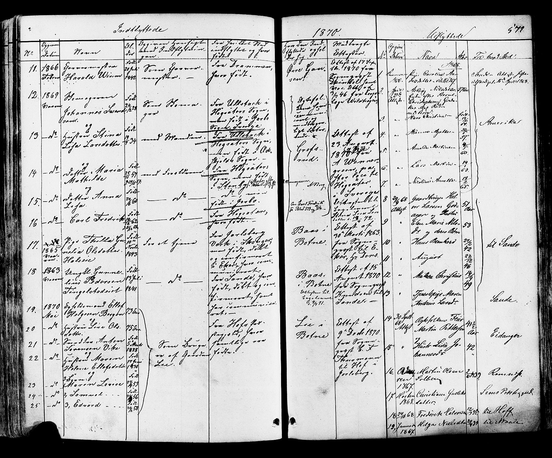 Botne kirkebøker, AV/SAKO-A-340/F/Fa/L0006: Parish register (official) no. I 6, 1836-1877, p. 572