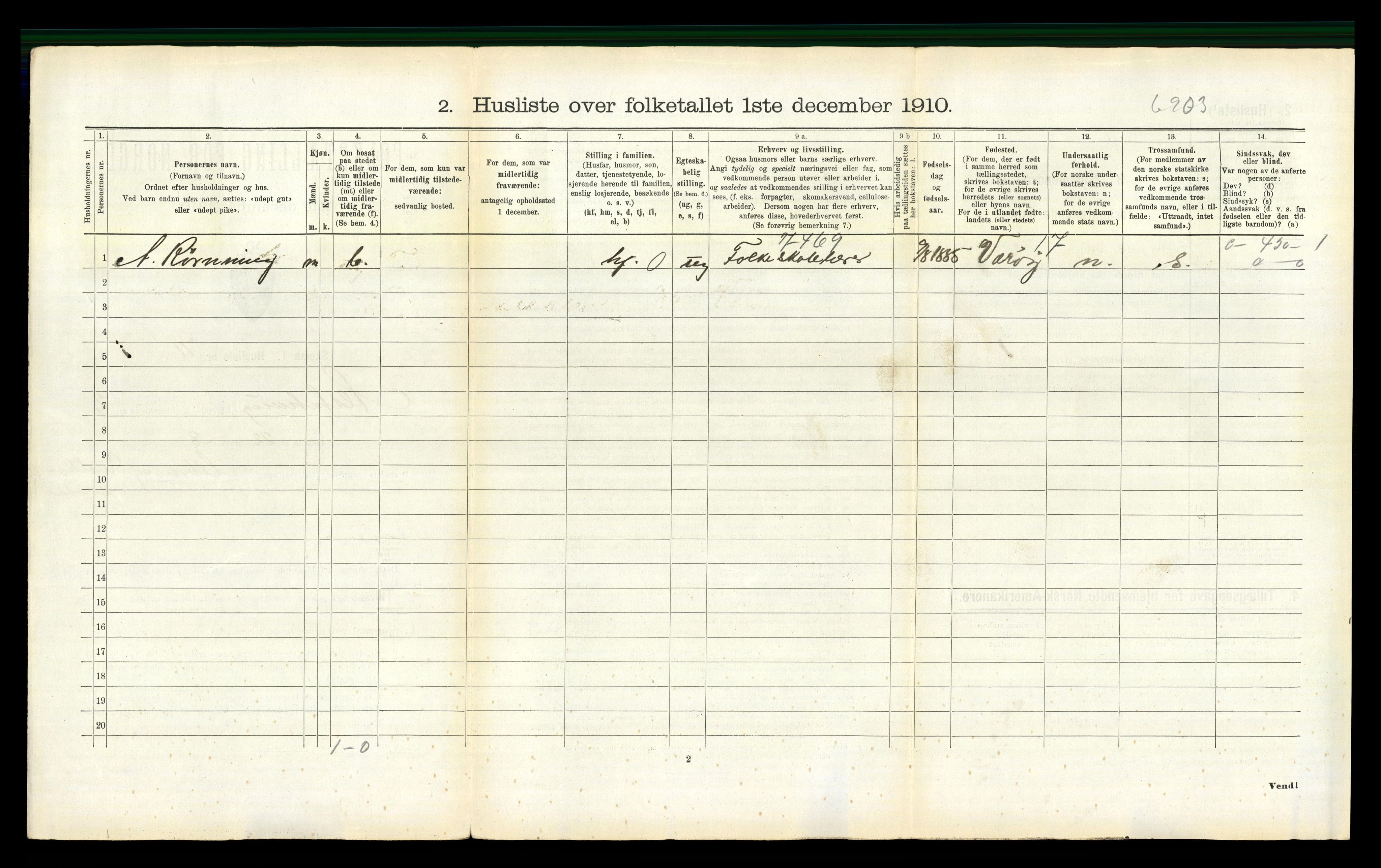 RA, 1910 census for Alstahaug, 1910, p. 413