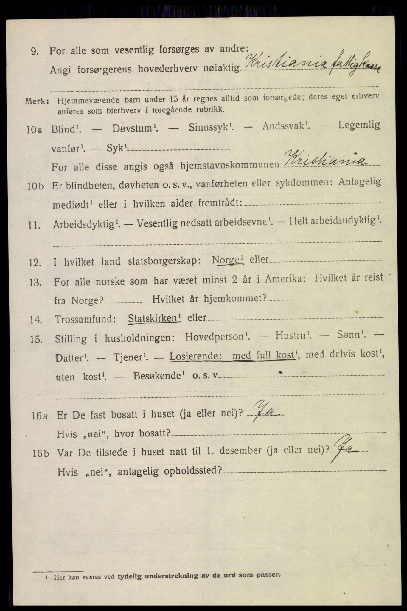 SAK, 1920 census for Sør-Audnedal, 1920, p. 2630