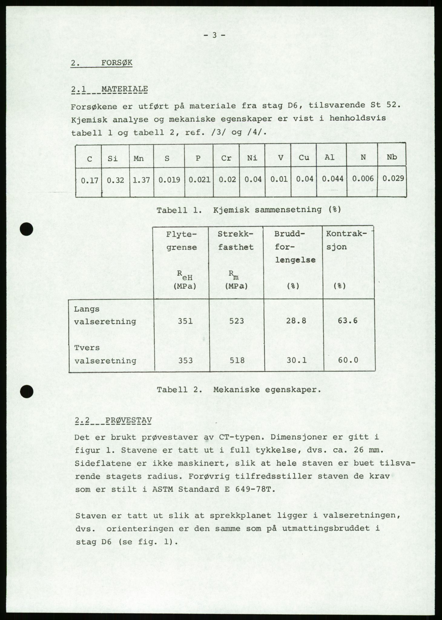 Justisdepartementet, Granskningskommisjonen ved Alexander Kielland-ulykken 27.3.1980, RA/S-1165/D/L0023: Æ Øvrige Pentagone-rigger (Doku.liste + Æ1-Æ2, Æ4 av 4  - Æ3 mangler)/ ALK - SINTEF-undersøkelse av bruddflater og materialer (STF01 F80008), 1980-1981, p. 246