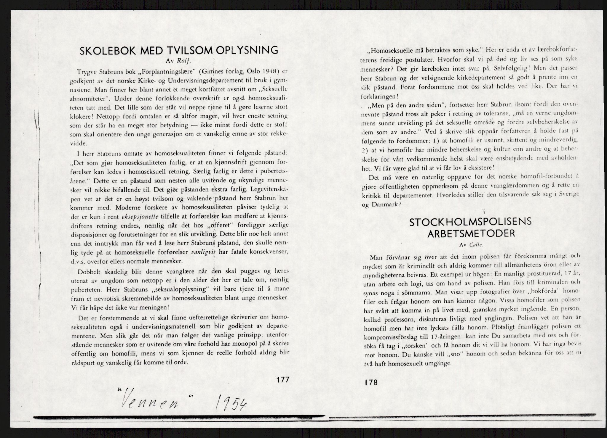Det Norske Forbundet av 1948/Landsforeningen for Lesbisk og Homofil Frigjøring, RA/PA-1216/A/Ag/L0002: "Vi løsnet et skred", 1959-1995, p. 593