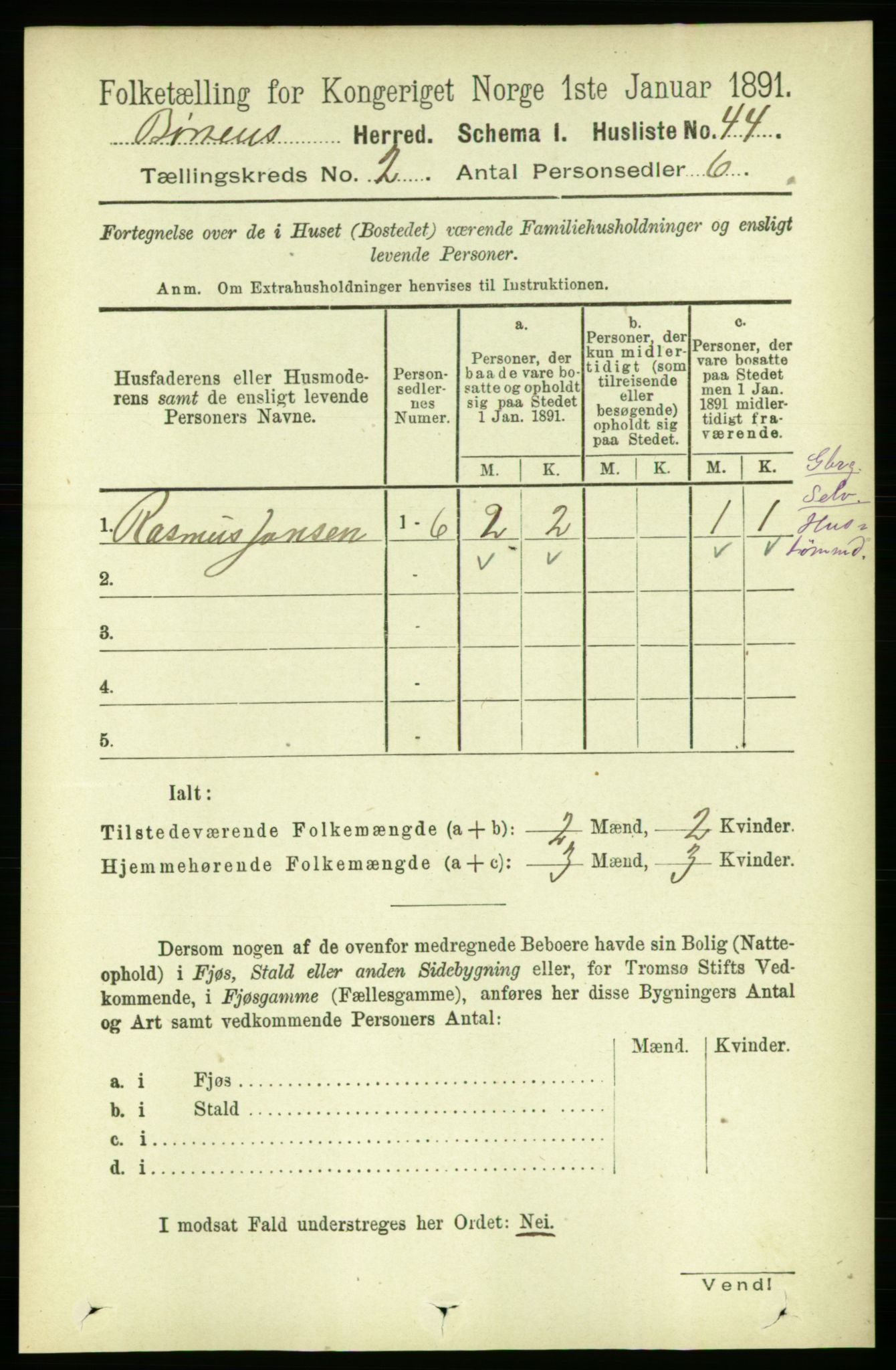 RA, 1891 census for 1658 Børsa, 1891, p. 498