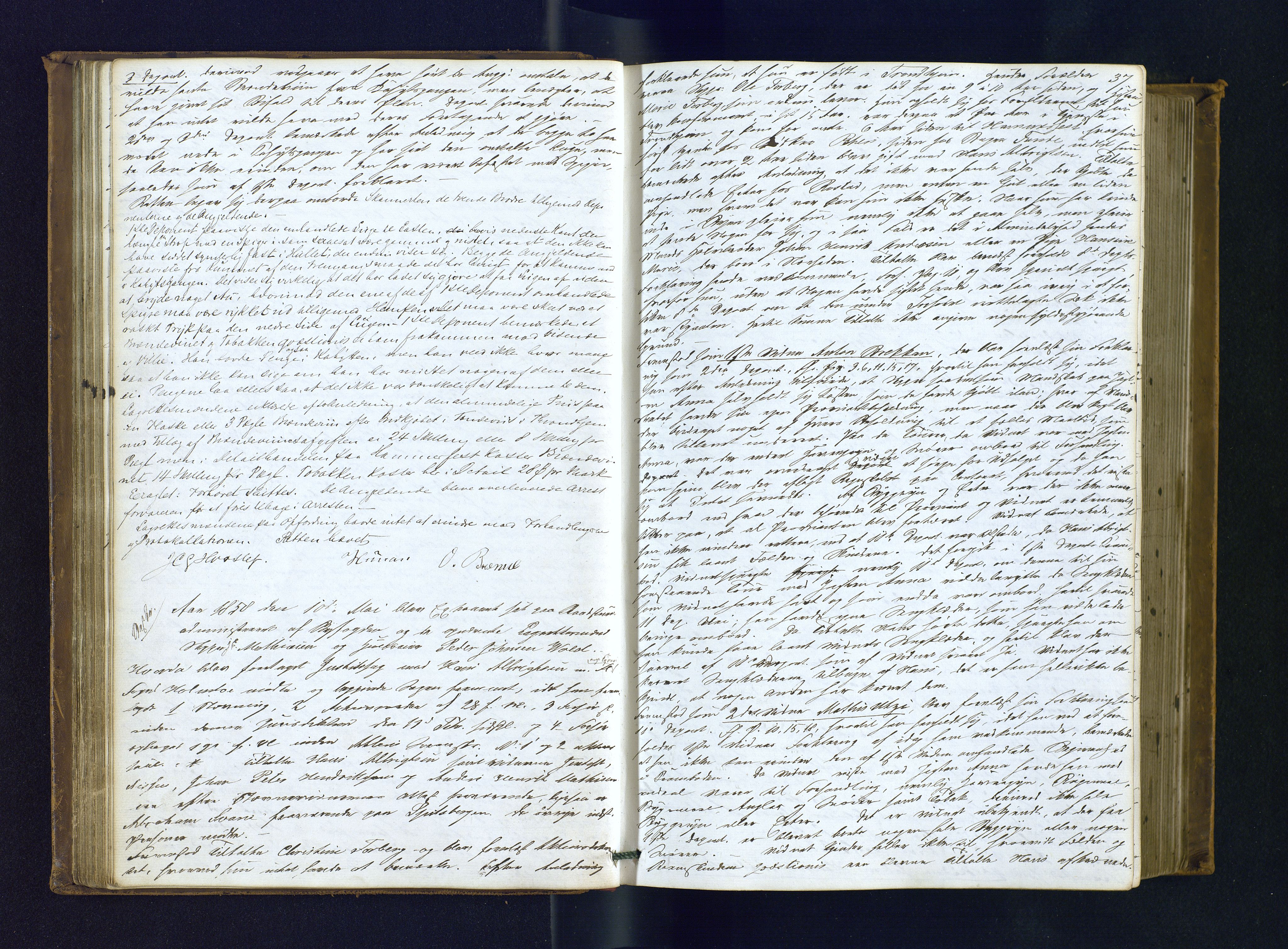 Byfogden i Hammerfest, AV/SATØ-S-0064/G/L0115: Ekstrarettsprotokoll m/reg., 1857-1864, p. 37