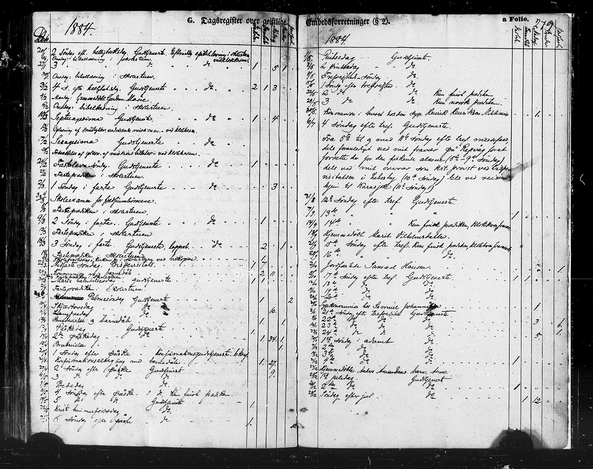Karasjok sokneprestkontor, AV/SATØ-S-1352/H/Ha/L0001kirke: Parish register (official) no. 1, 1872-1884, p. 279