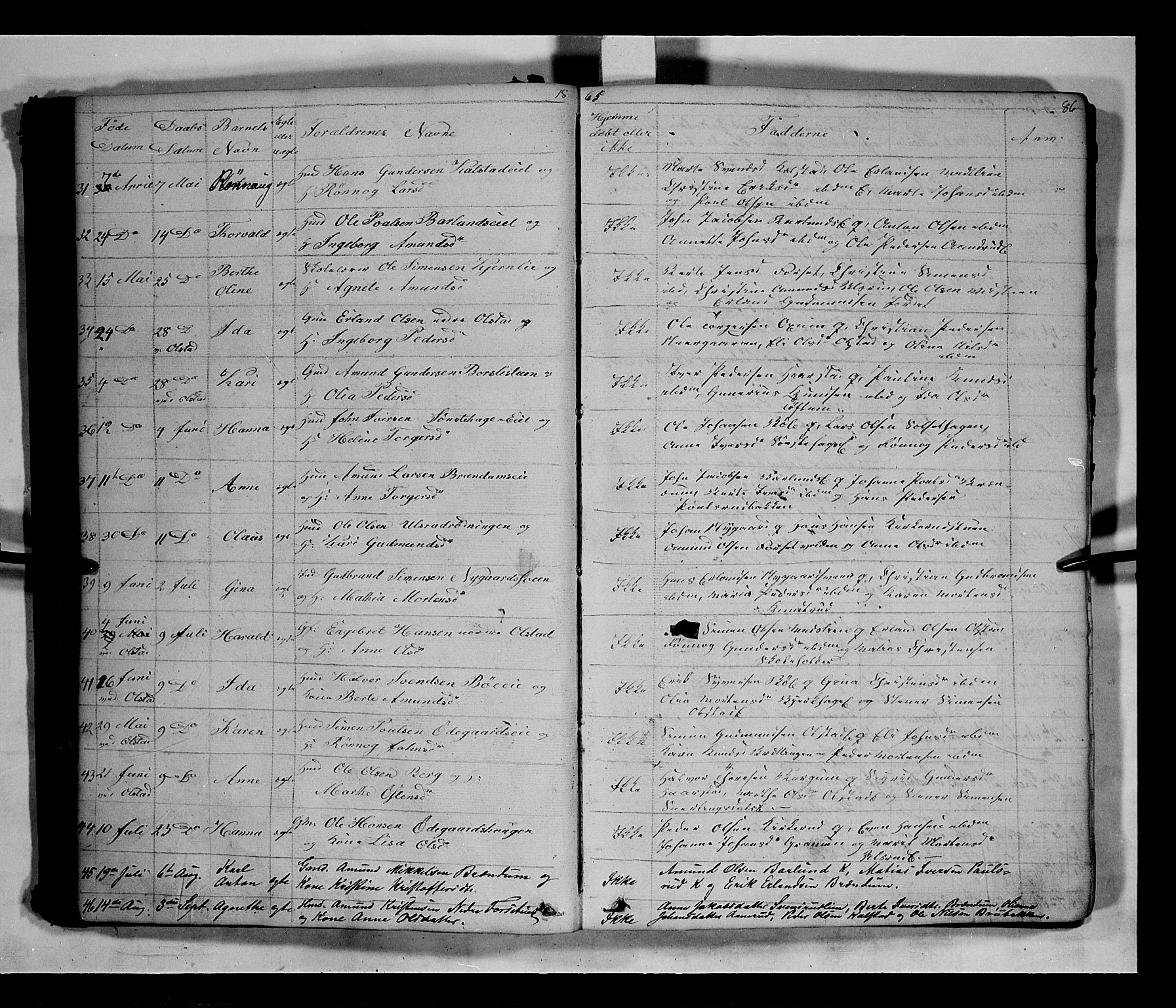 Gausdal prestekontor, AV/SAH-PREST-090/H/Ha/Hab/L0005: Parish register (copy) no. 5, 1846-1867, p. 86