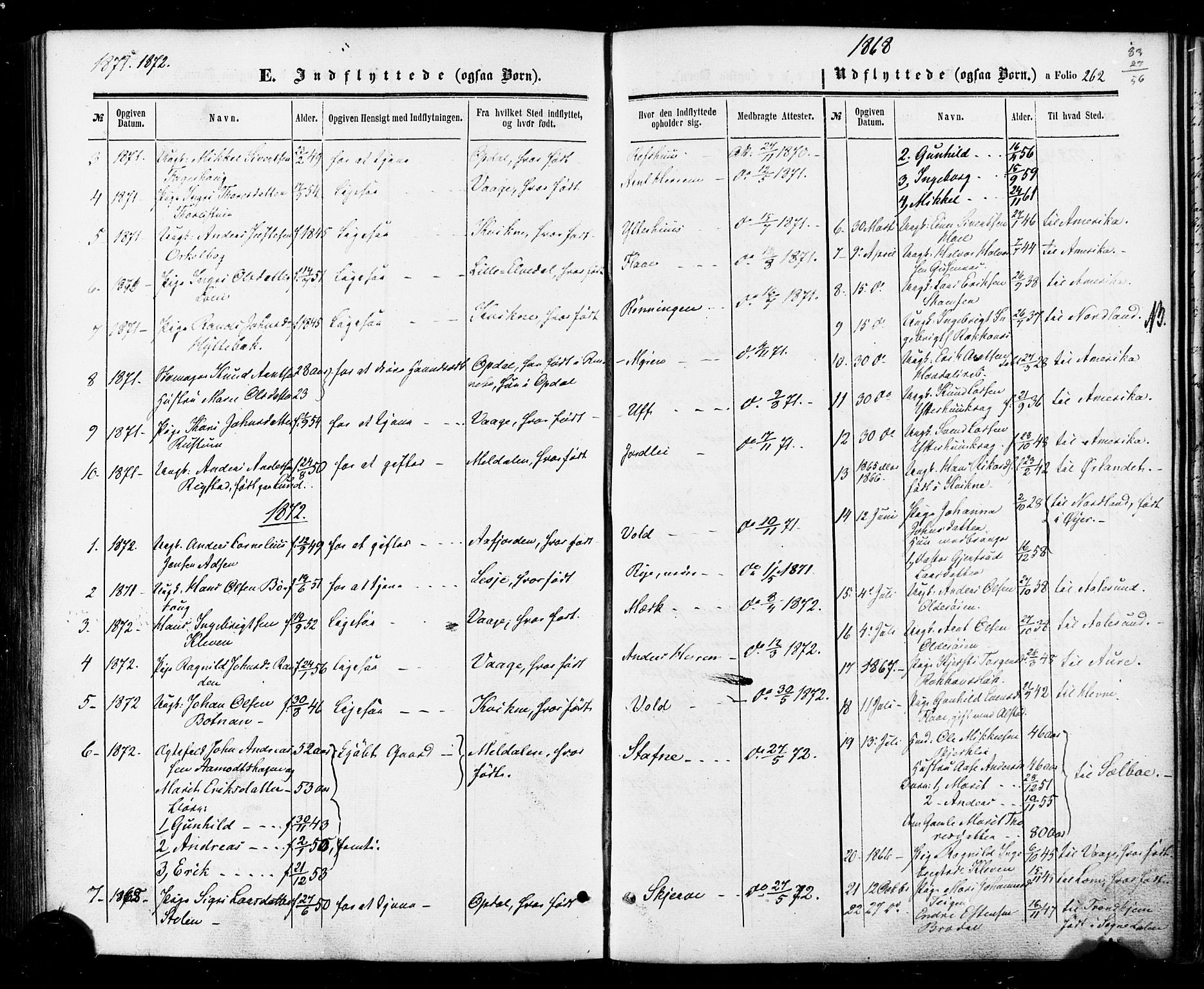 Ministerialprotokoller, klokkerbøker og fødselsregistre - Sør-Trøndelag, SAT/A-1456/674/L0870: Parish register (official) no. 674A02, 1861-1879, p. 262