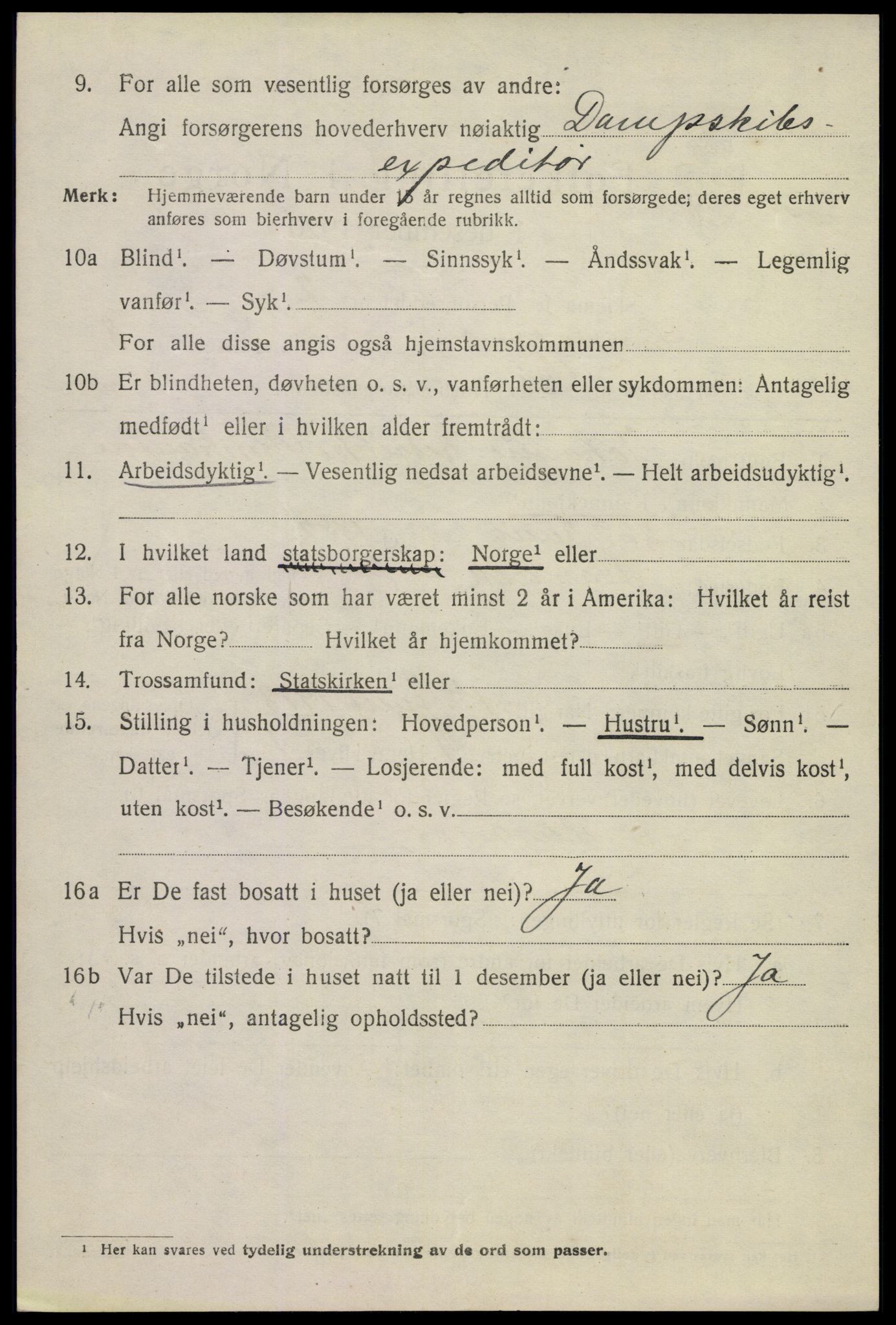 SAKO, 1920 census for Sandefjord, 1920, p. 12045