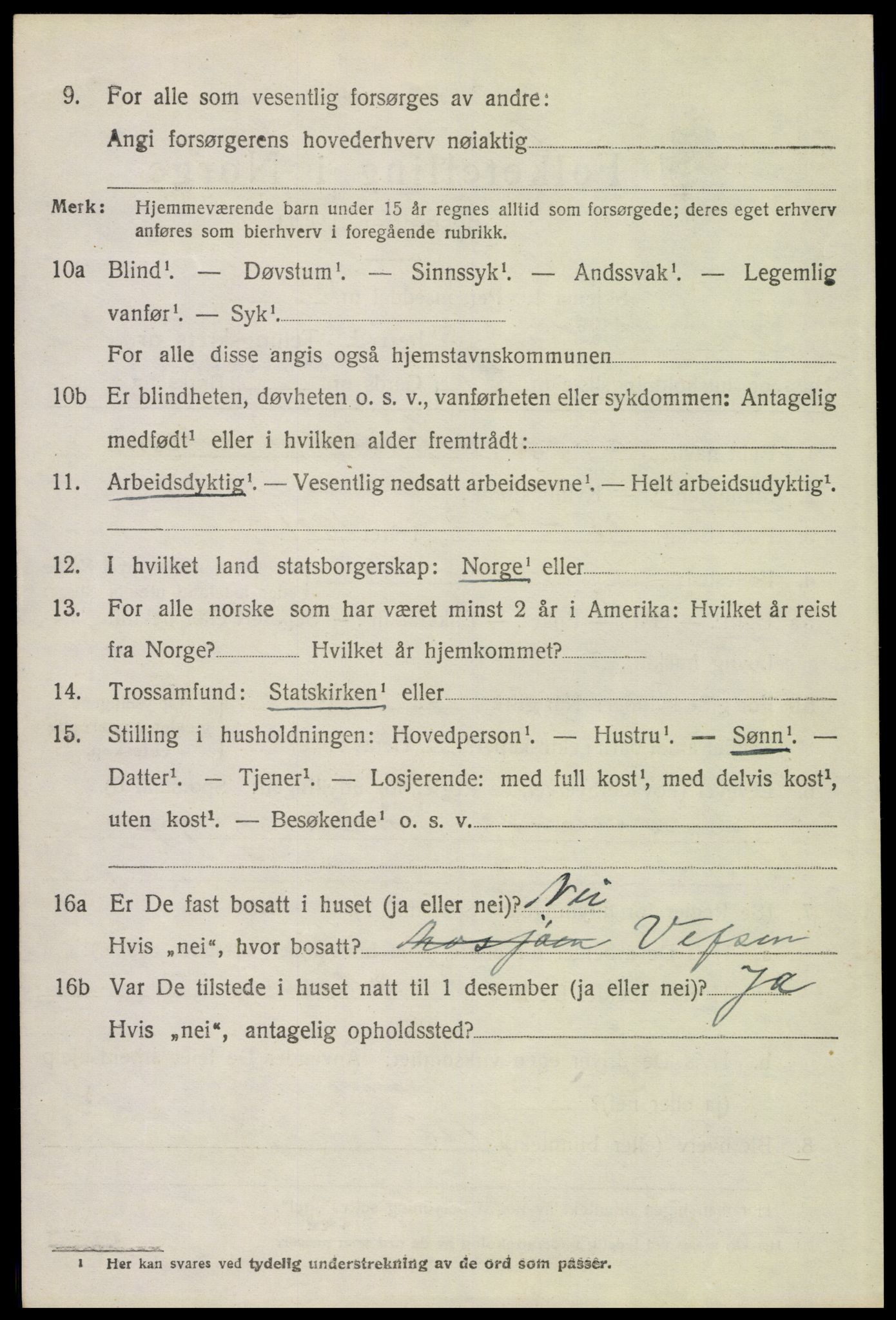 SAH, 1920 census for Våler (Hedmark), 1920, p. 9794