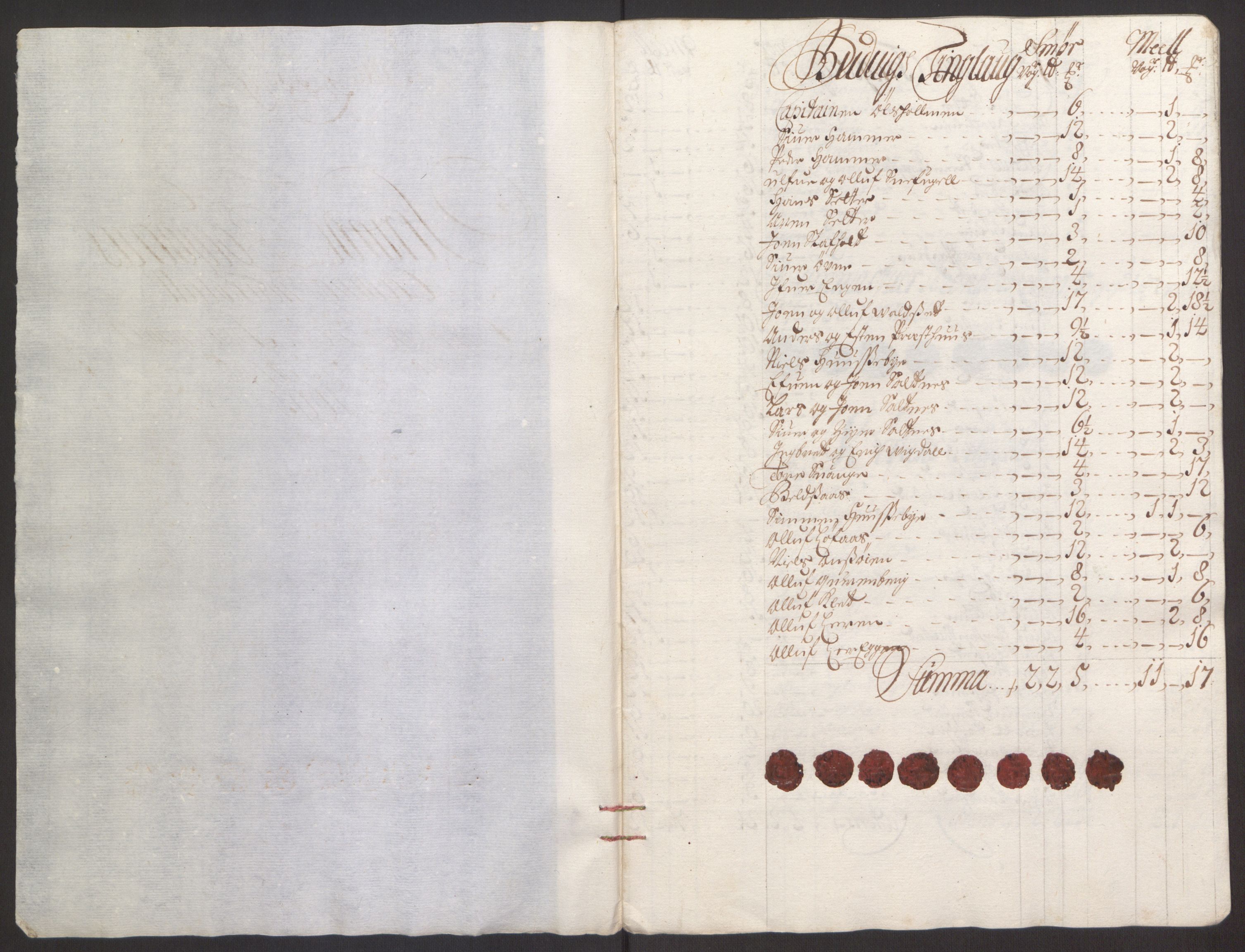 Rentekammeret inntil 1814, Reviderte regnskaper, Fogderegnskap, RA/EA-4092/R61/L4104: Fogderegnskap Strinda og Selbu, 1693-1694, p. 111
