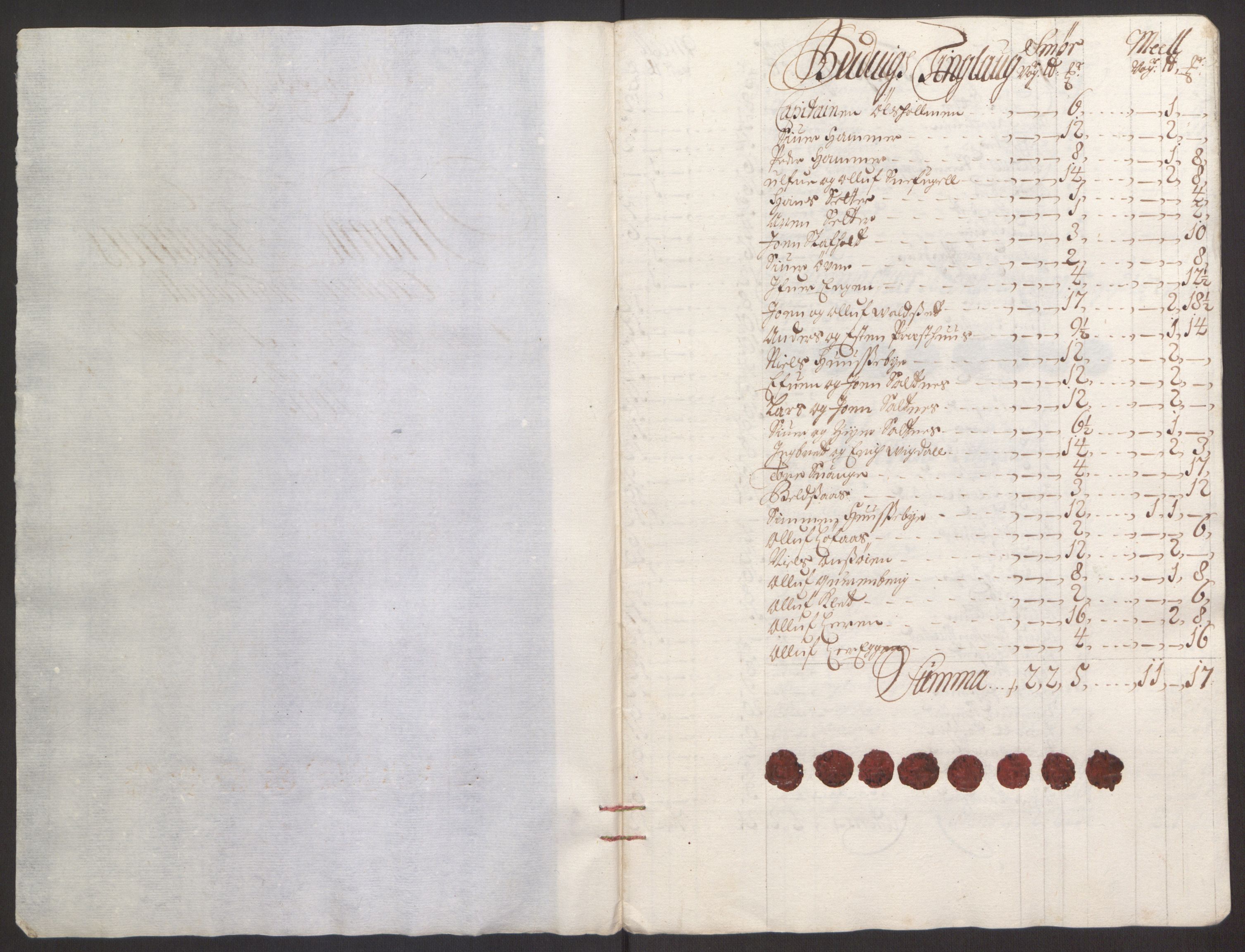 Rentekammeret inntil 1814, Reviderte regnskaper, Fogderegnskap, AV/RA-EA-4092/R61/L4104: Fogderegnskap Strinda og Selbu, 1693-1694, p. 111