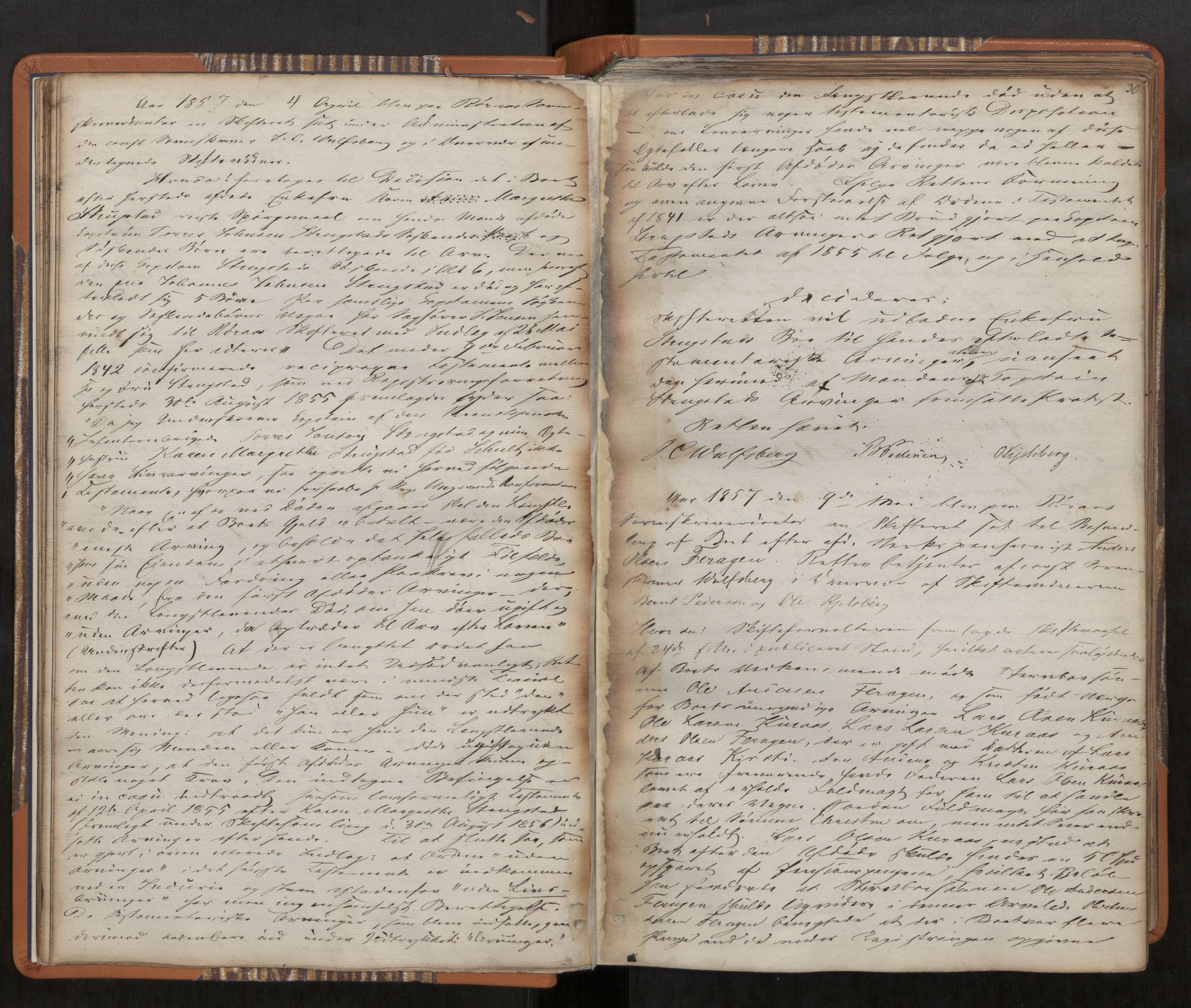 Røros sorenskriveri, AV/SAT-A-0023/3/3B/L0002: Skifteforhandlingsprotokoll, 1851-1874, p. 30