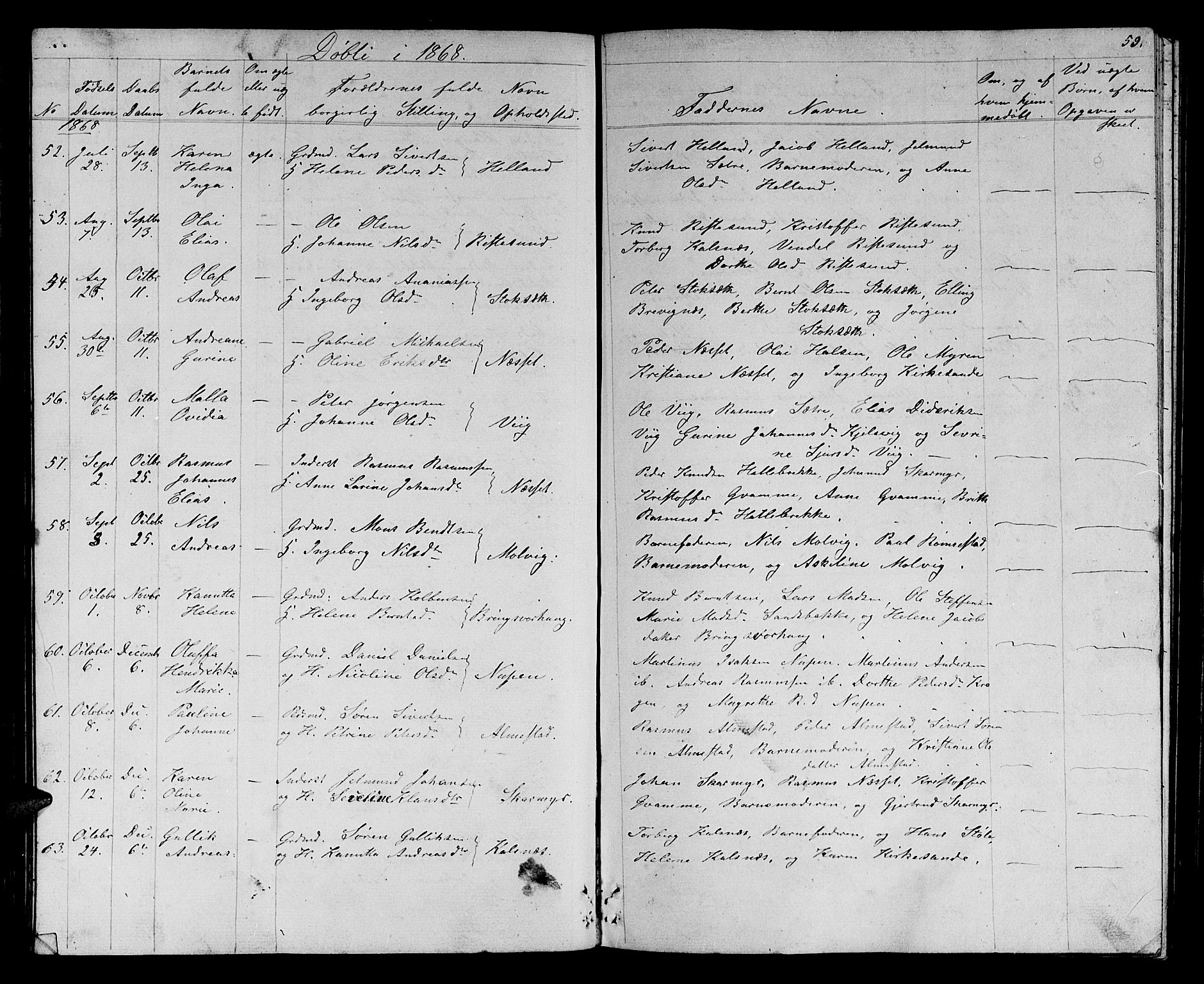 Ministerialprotokoller, klokkerbøker og fødselsregistre - Møre og Romsdal, AV/SAT-A-1454/503/L0047: Parish register (copy) no. 503C02, 1854-1884, p. 59