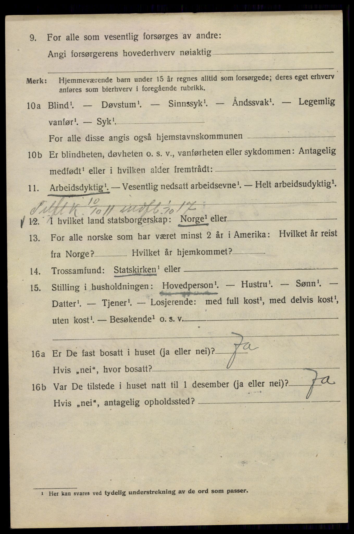 SAO, 1920 census for Kristiania, 1920, p. 230032