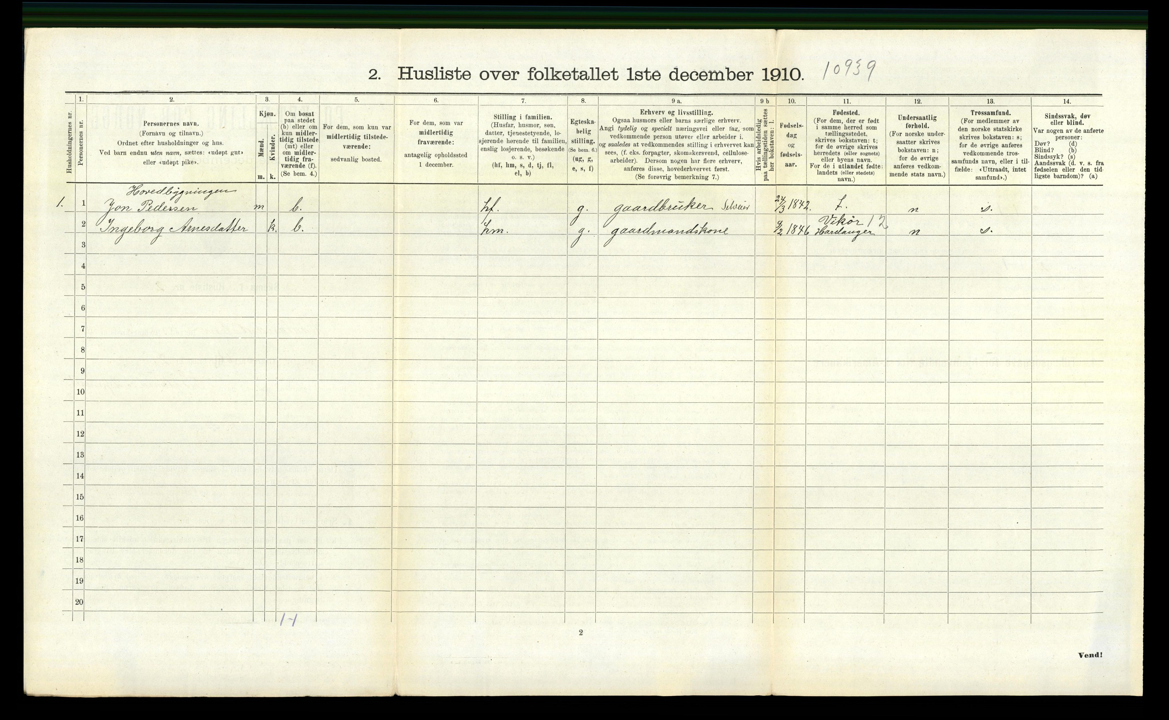 RA, 1910 census for Hålandsdal, 1910, p. 151