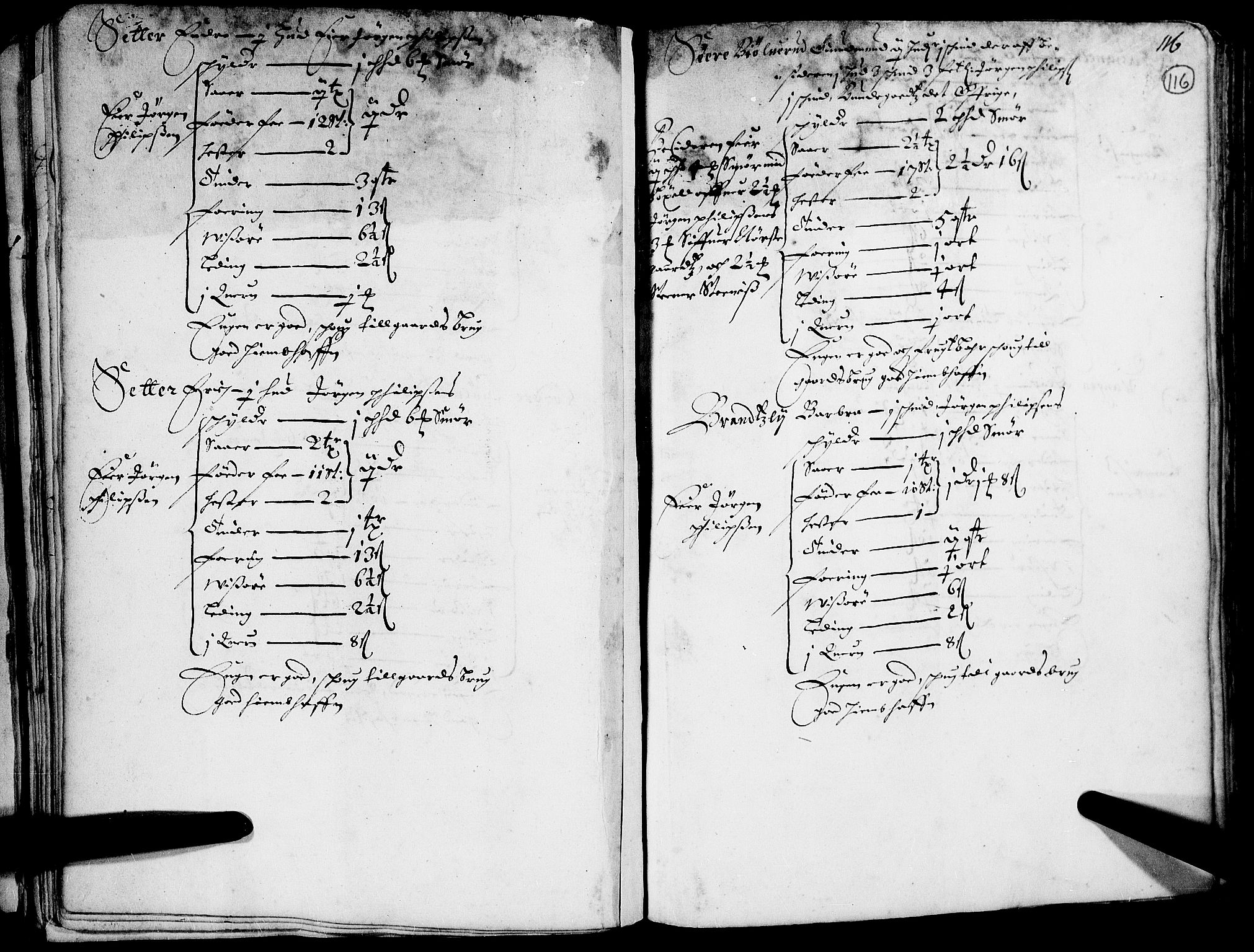 Rentekammeret inntil 1814, Realistisk ordnet avdeling, AV/RA-EA-4070/N/Nb/Nba/L0014: Gudbrandsdalen fogderi, 1. del, 1668, p. 115b-116a