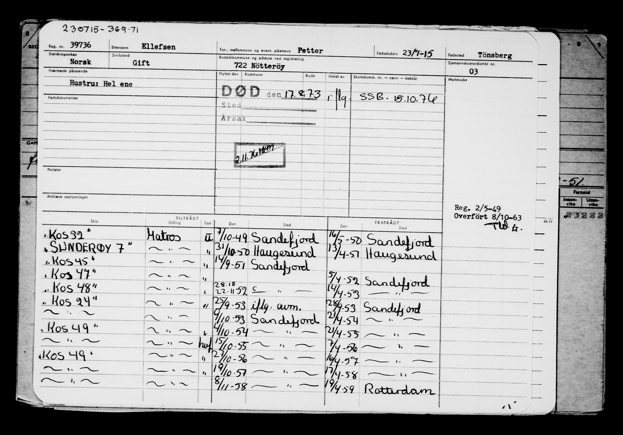 Direktoratet for sjømenn, AV/RA-S-3545/G/Gb/L0131: Hovedkort, 1915, p. 442