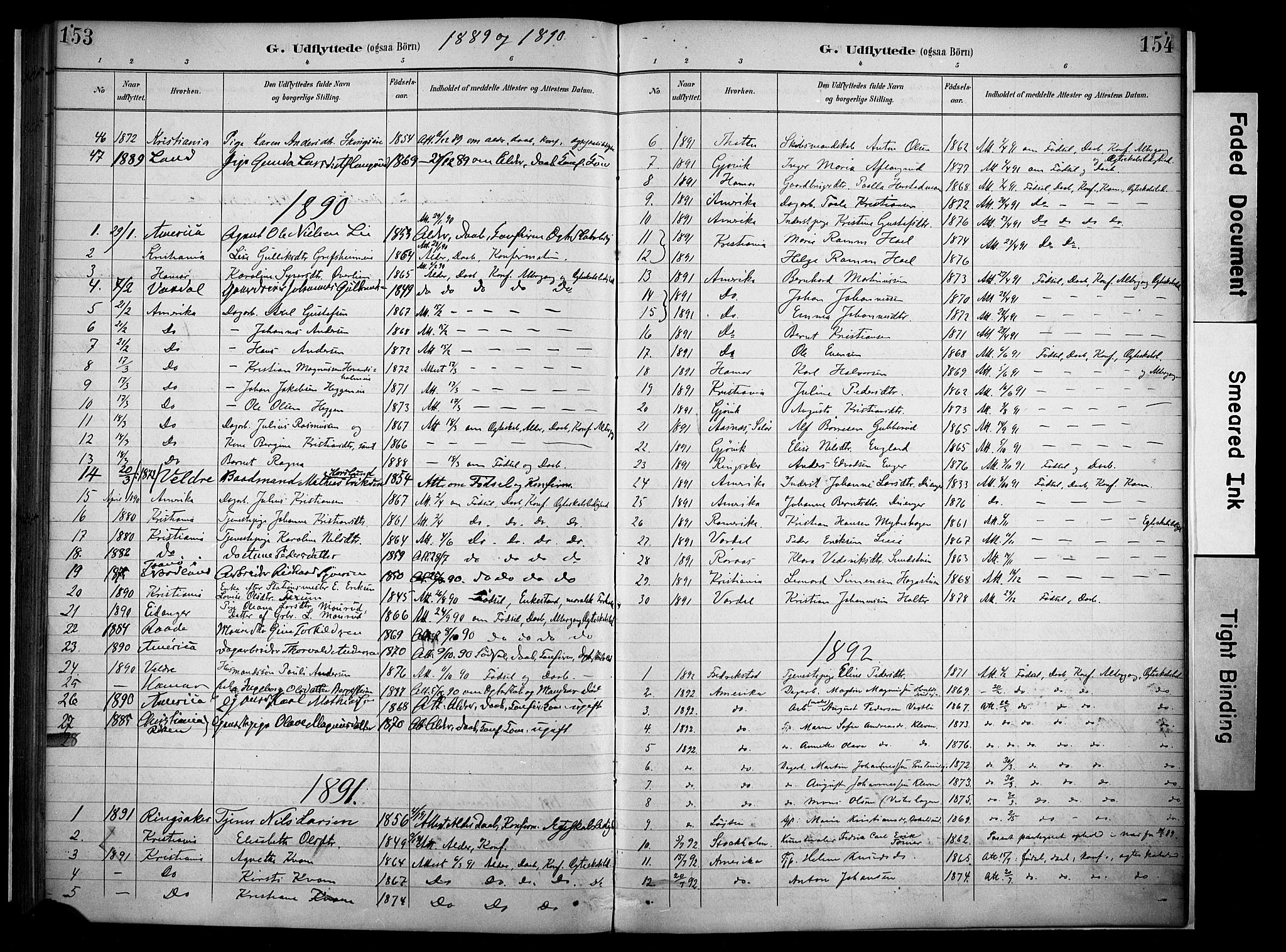 Nes prestekontor, Hedmark, AV/SAH-PREST-020/K/Ka/L0011: Parish register (official) no. 11, 1887-1905, p. 153-154