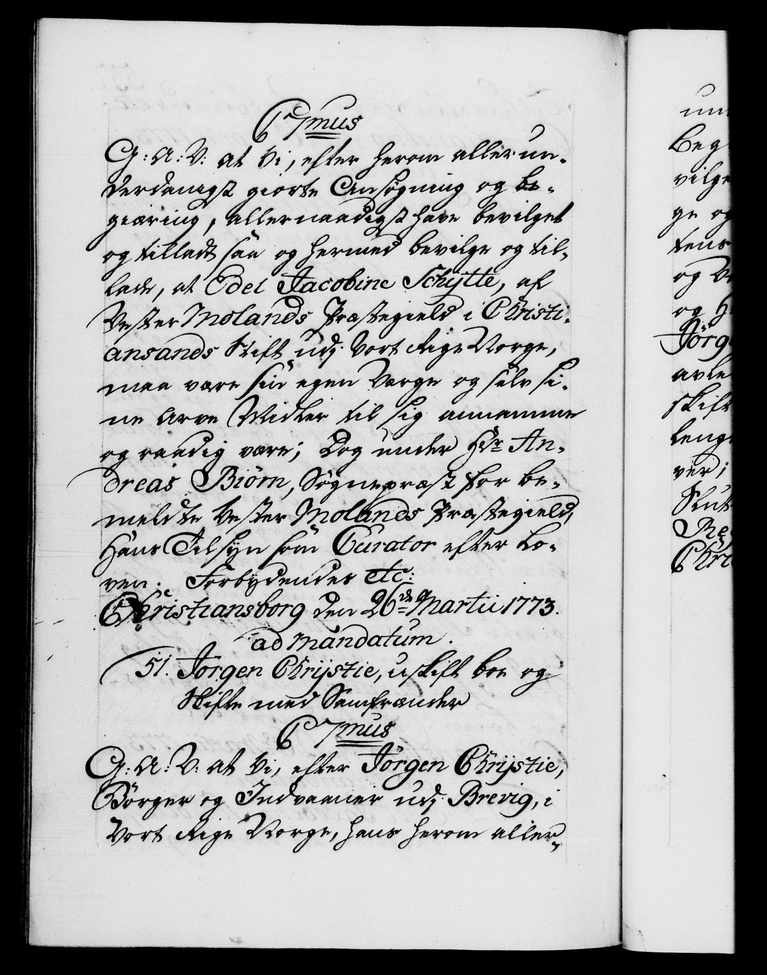 Danske Kanselli 1572-1799, RA/EA-3023/F/Fc/Fca/Fcaa/L0045: Norske registre "Norske eller 3. dept.s åpne brev, 1771-1773, p. 552b