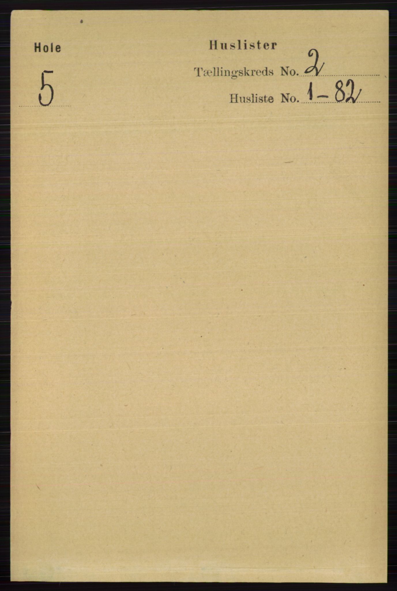 RA, 1891 census for 0612 Hole, 1891, p. 652