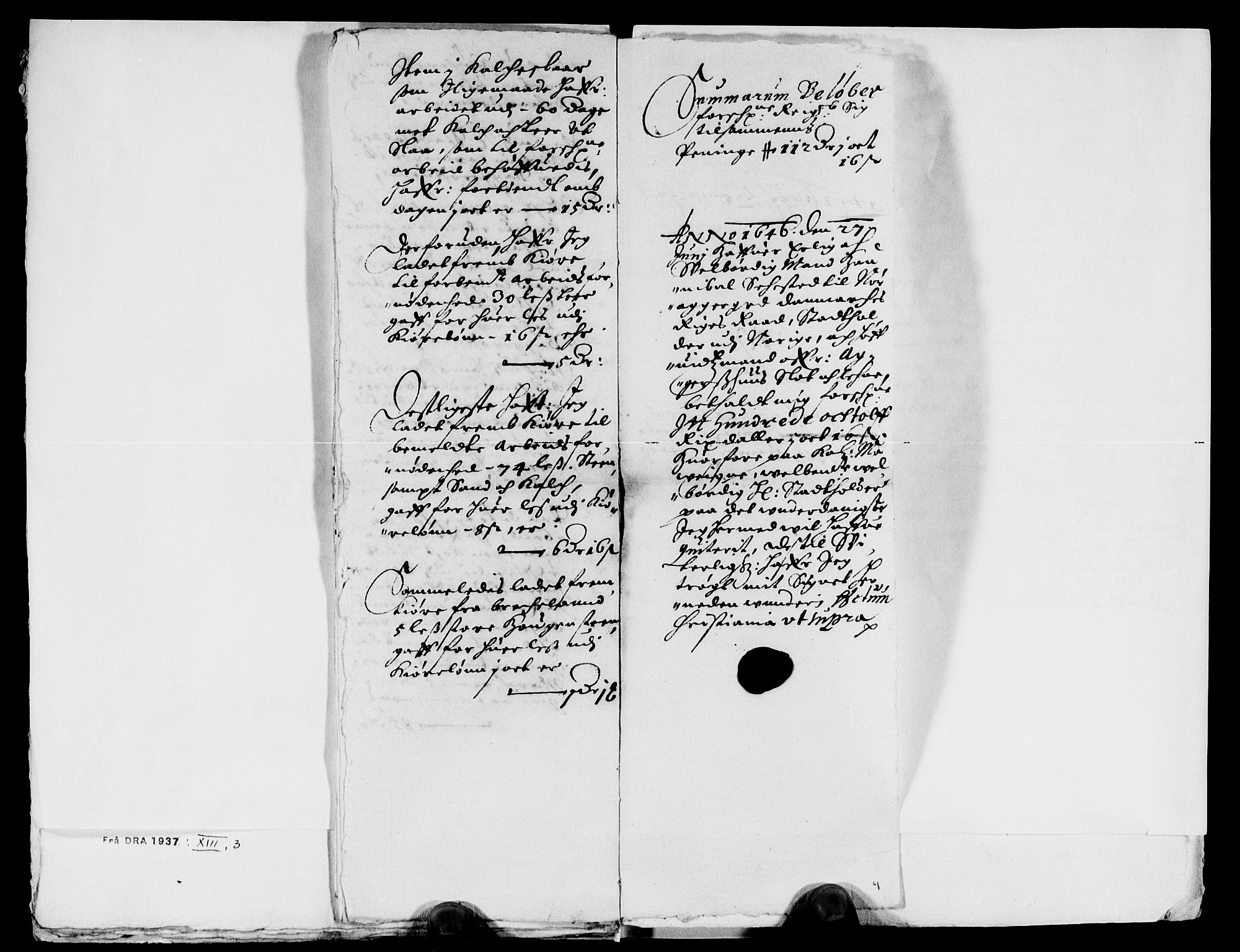 Rentekammeret inntil 1814, Reviderte regnskaper, Lensregnskaper, AV/RA-EA-5023/R/Rb/Rba/L0191: Akershus len, 1642-1648